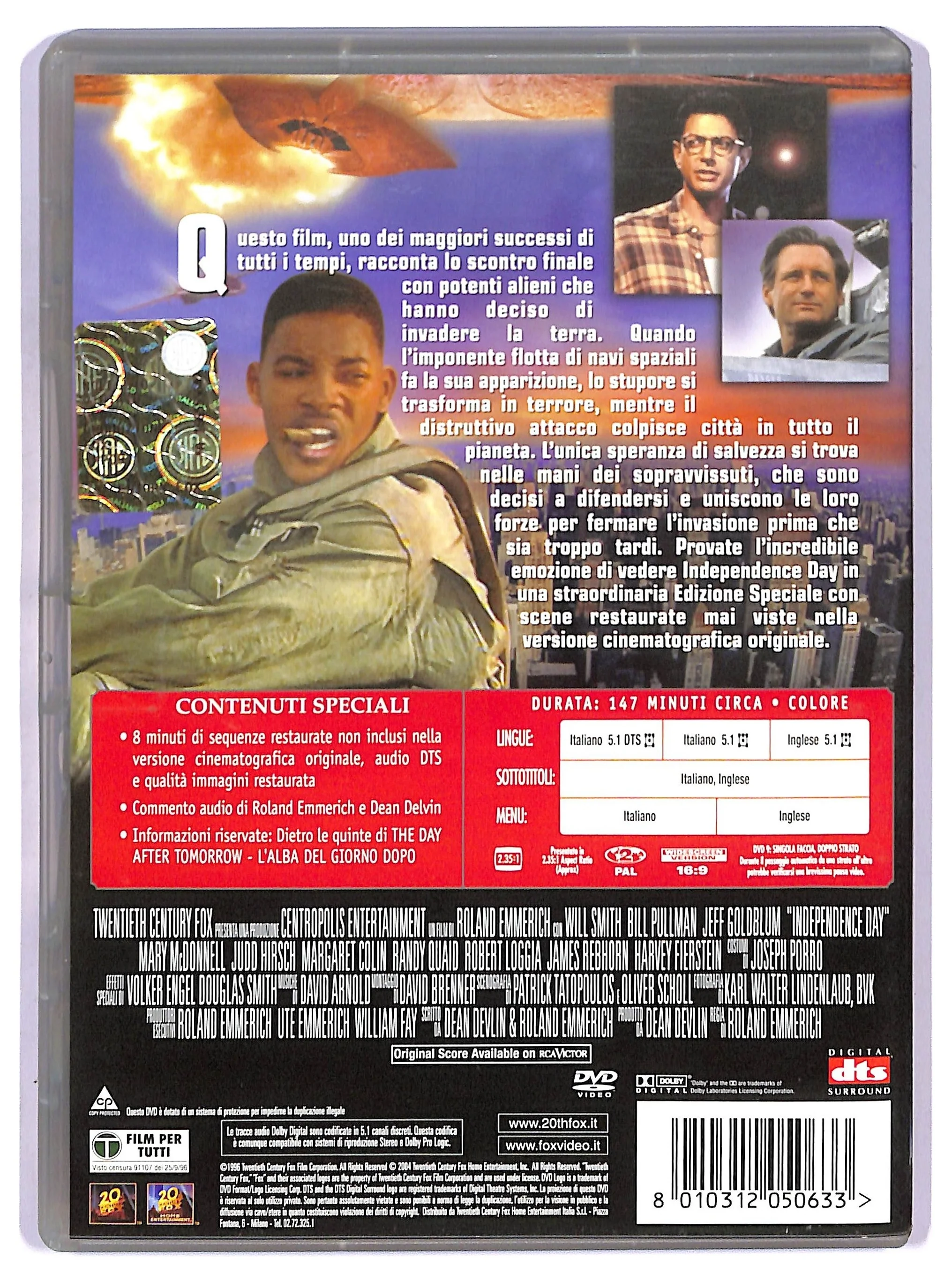 EBOND Independence Day Versione Estesa DVD DB738829 - Image 2