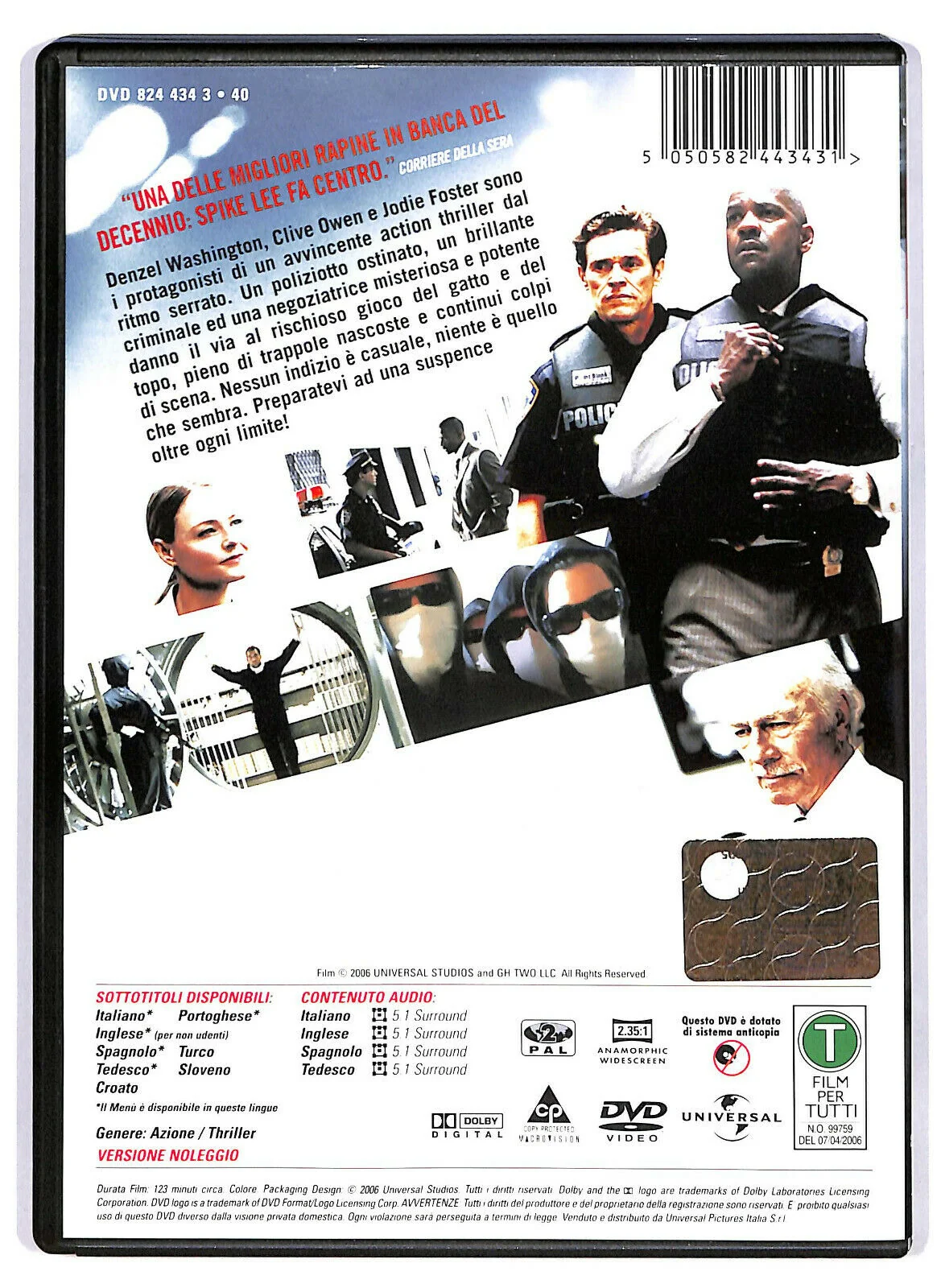 EBOND Inside Man Ex Noleggio DVD DB724822 - Image 2