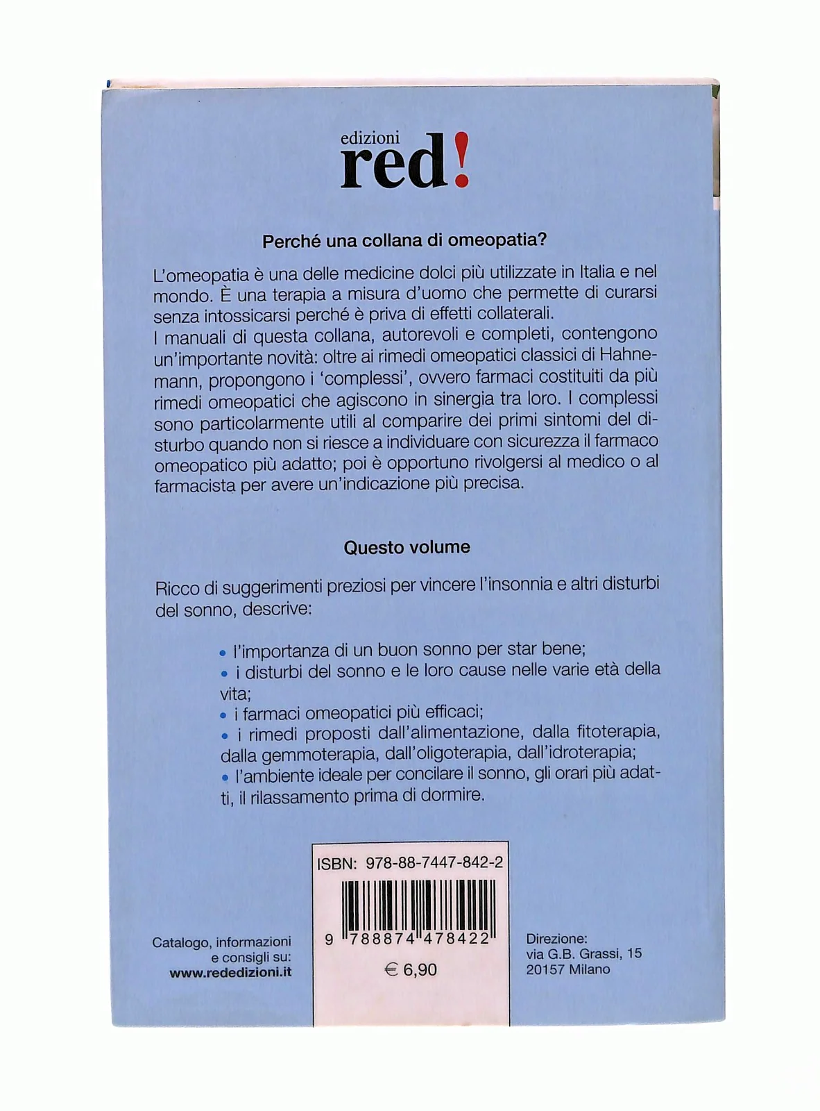 EBOND Insonnia e Altri Disturbi Del Sonno Gianfranco Trapani Red Libro LI046519 - Image 2