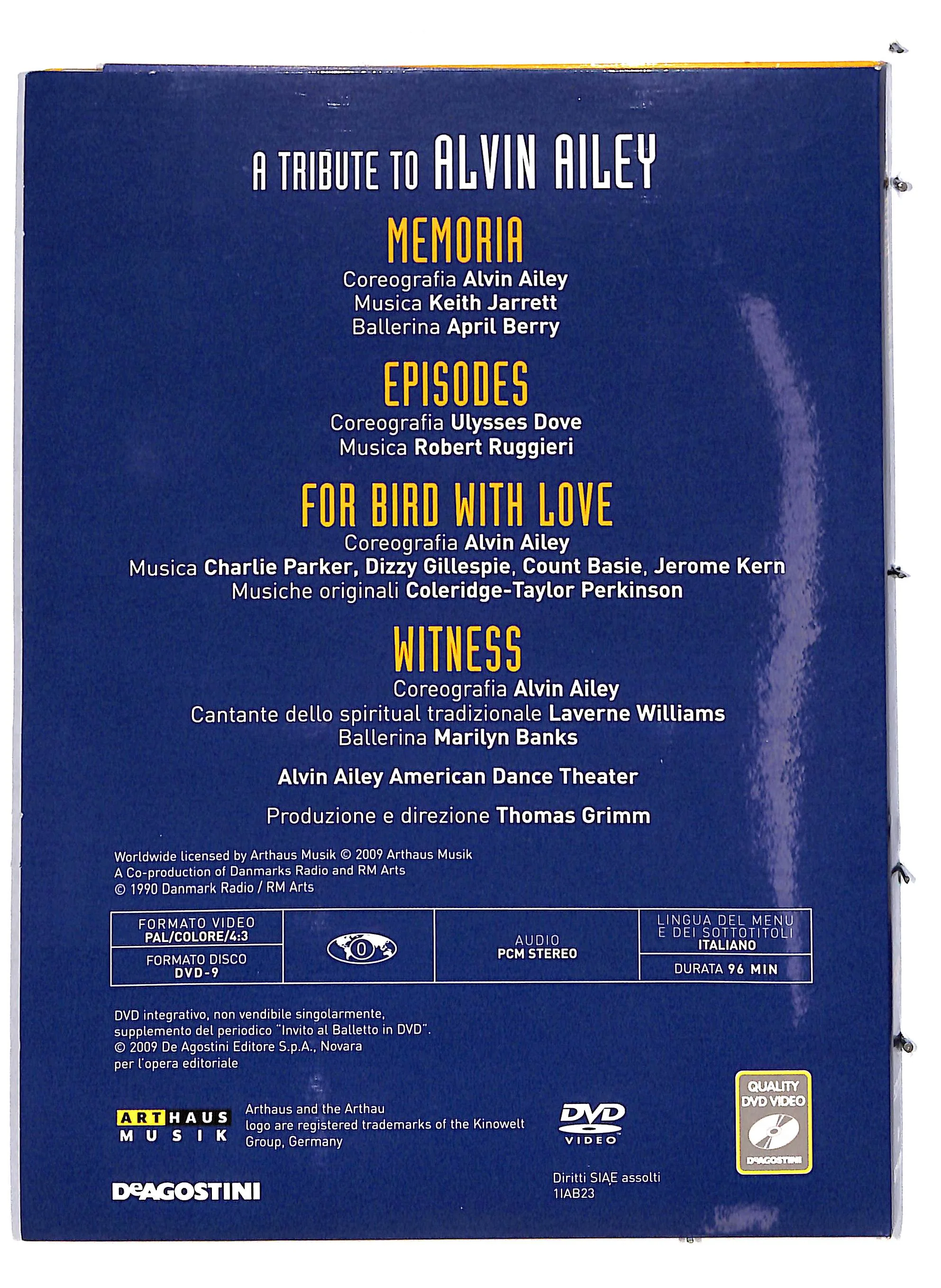 EBOND Invito al balletto A tribute to Alvin Ailey vol. 23 EDITORIALE DVD DB729927 - Image 2