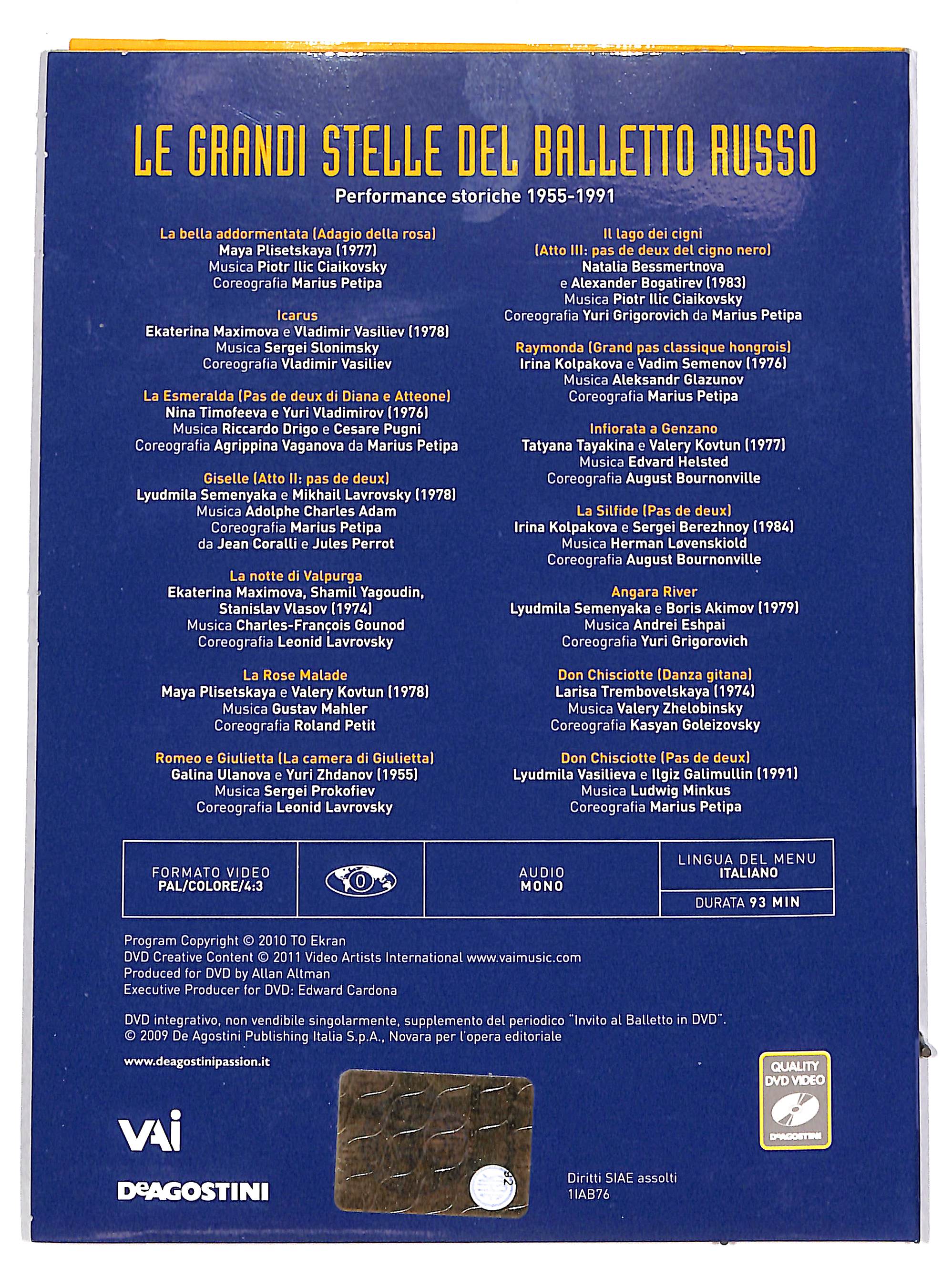 EBOND Invito al Balletto in le grandi stelle russo vol 76 EDITORIALE DVD DB729952 - Image 2
