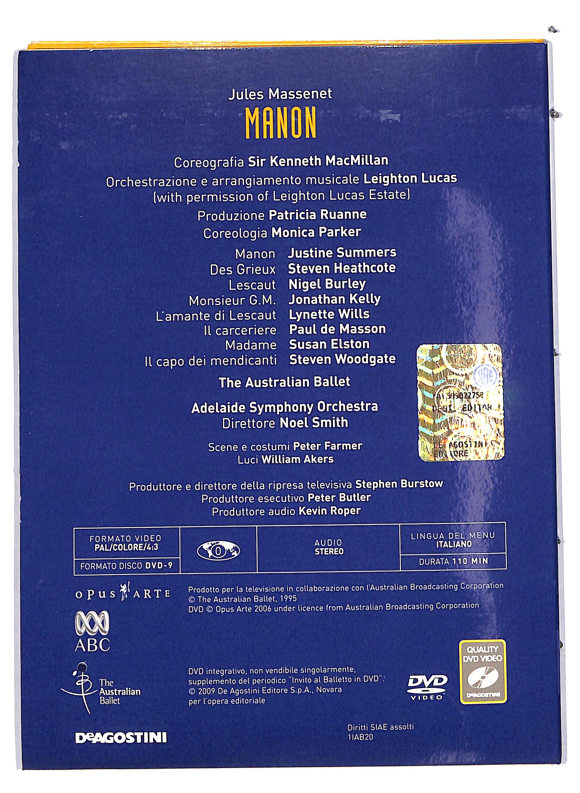 EBOND Invito al balletto in Manon vol.20 EDITORIALE DVD DB729930 - Image 2