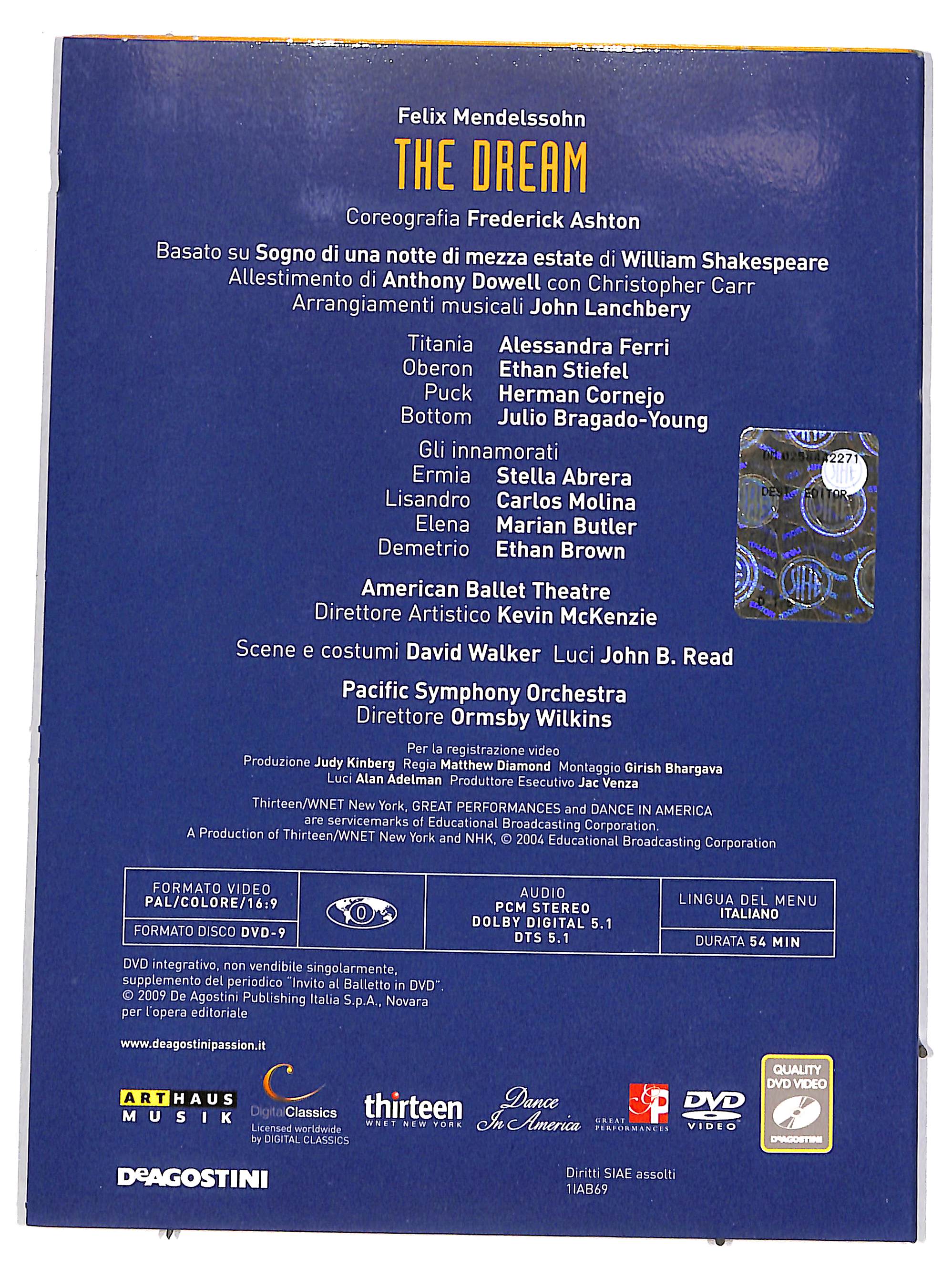EBOND Invito al Balletto in vol 69 The Dream EDITORIALE DVD DB729941 - Image 2