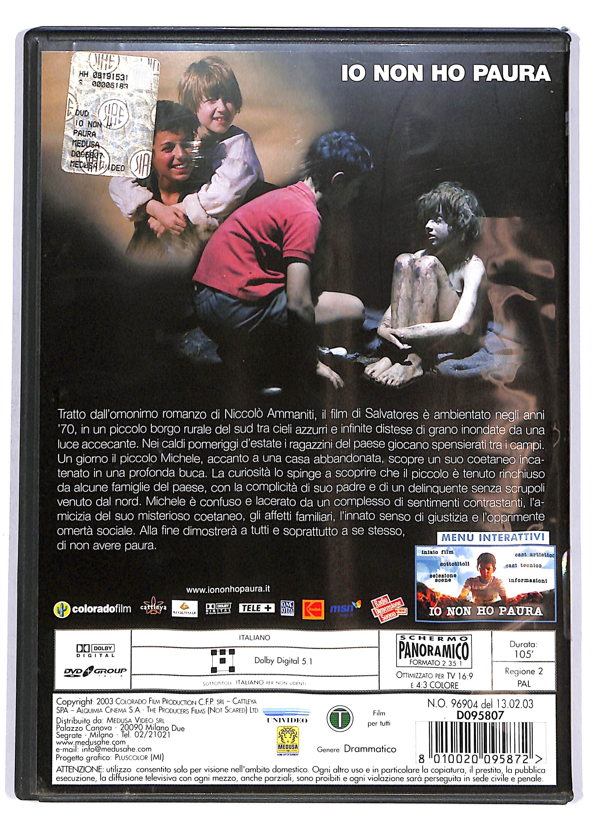 EBOND Io non ho Paura NOLEGGIO DVD DB747628 - Image 2