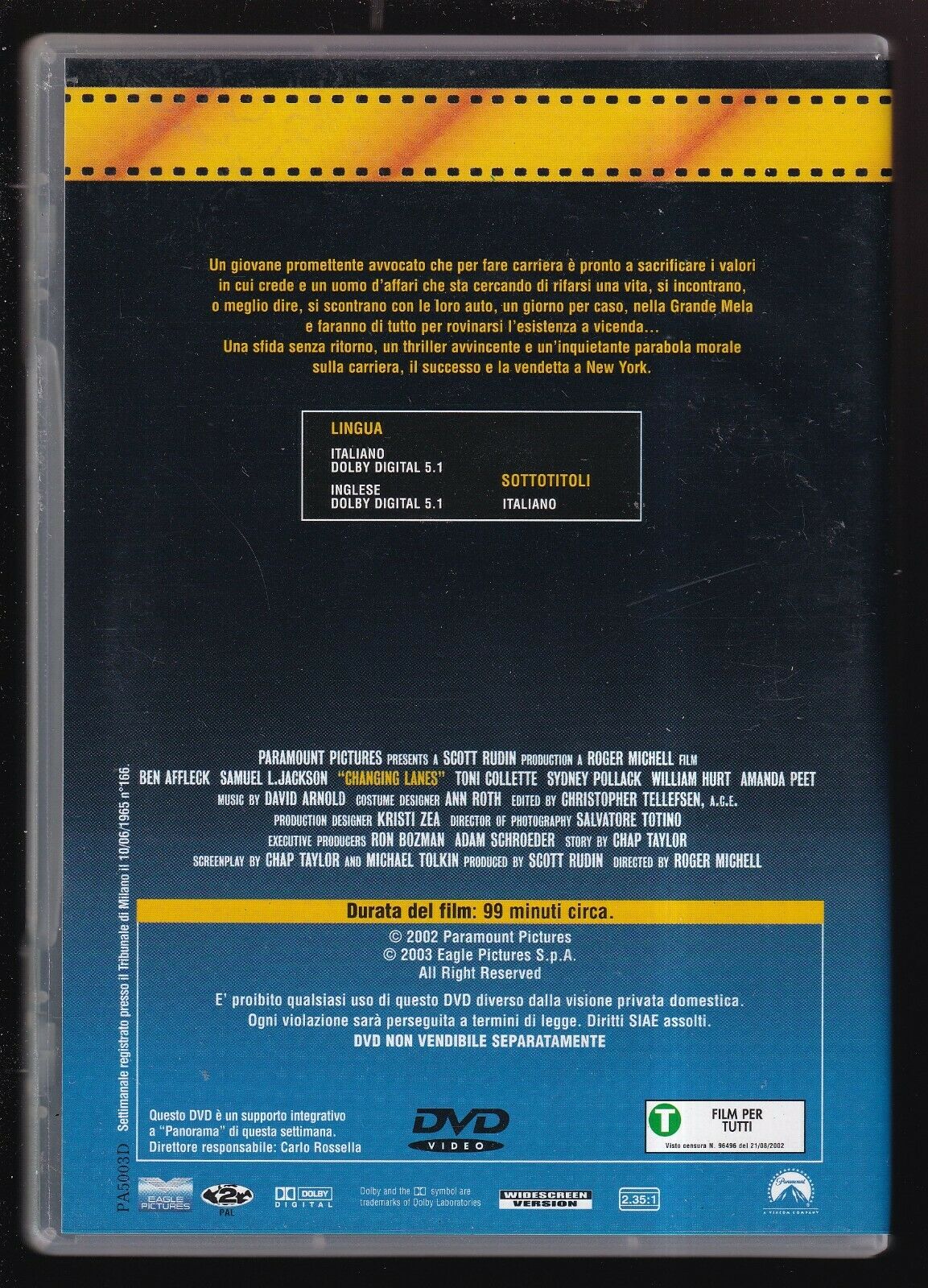 EBOND Ipotesi Di Reato Editoriale DVD DB742419 - Image 2