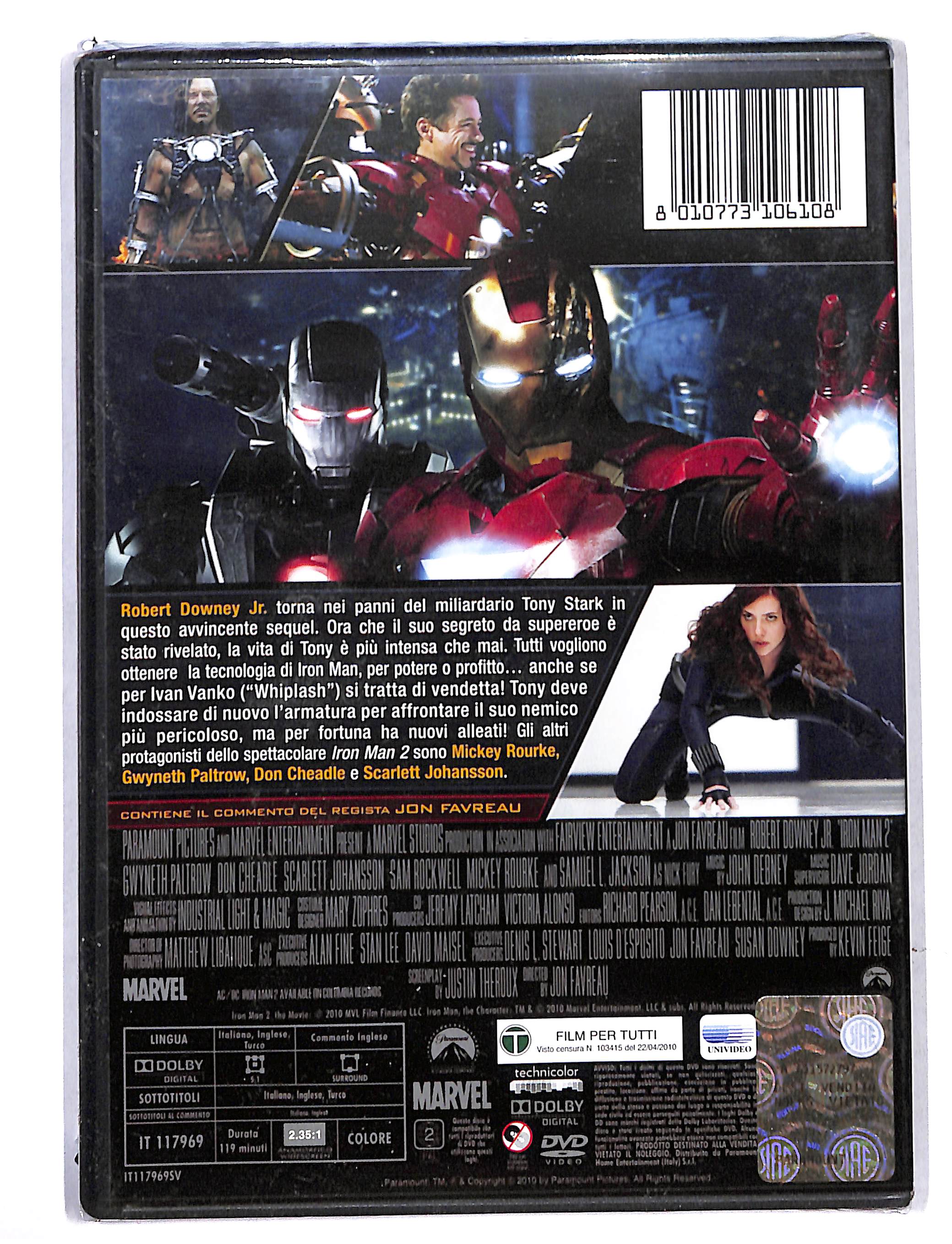 EBOND Iron man 2 NOLEGGIO DVD DB732313 - Image 2