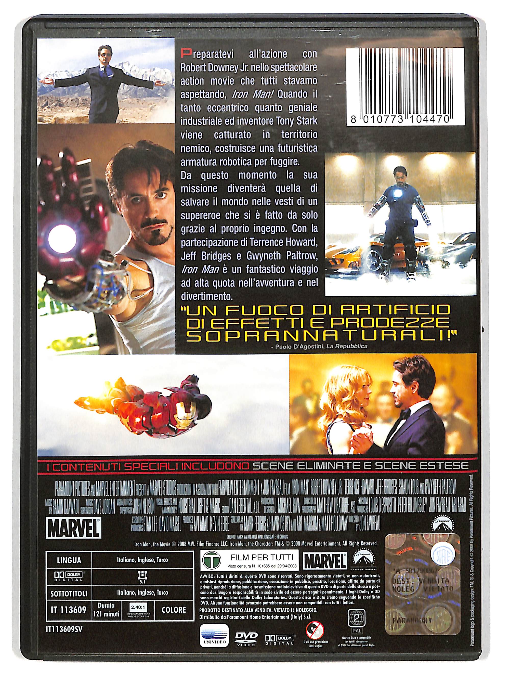 EBOND Iron Man NOLEGGIO DVD DB757462 - Image 2