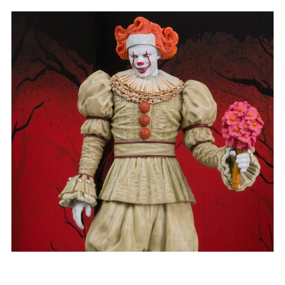 IT: WELCOME TO DERRY MOVIE MANIACS PVC STATUE PENNYWISE (FLASHBACK) (GOLD LABEL) - Image 4