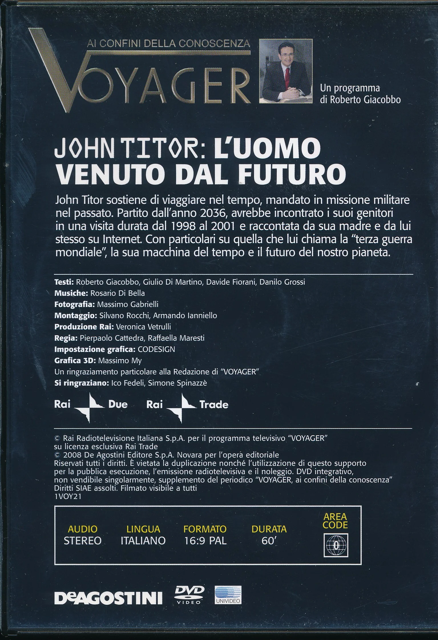 EBOND John Titor l'uomo venuto dal futuro - Voyager DVD DB690603 - Image 2