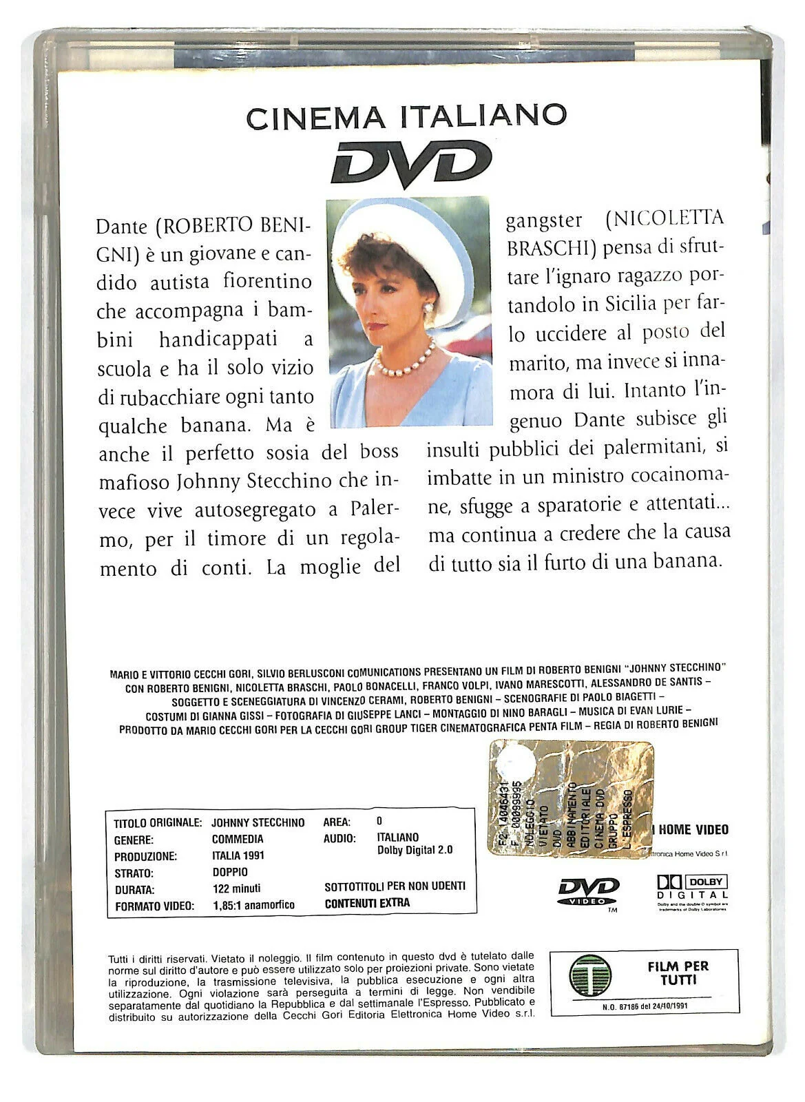 EBOND Johnny Stecchino  Editoriale DVD DB710859 - Image 2