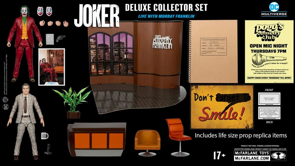 JOKER DC MULTIVERSE (JOKER MOVIE) DELUXE COLLECTOR ACTION FIGURE THE JOKER P049706 - Image 4