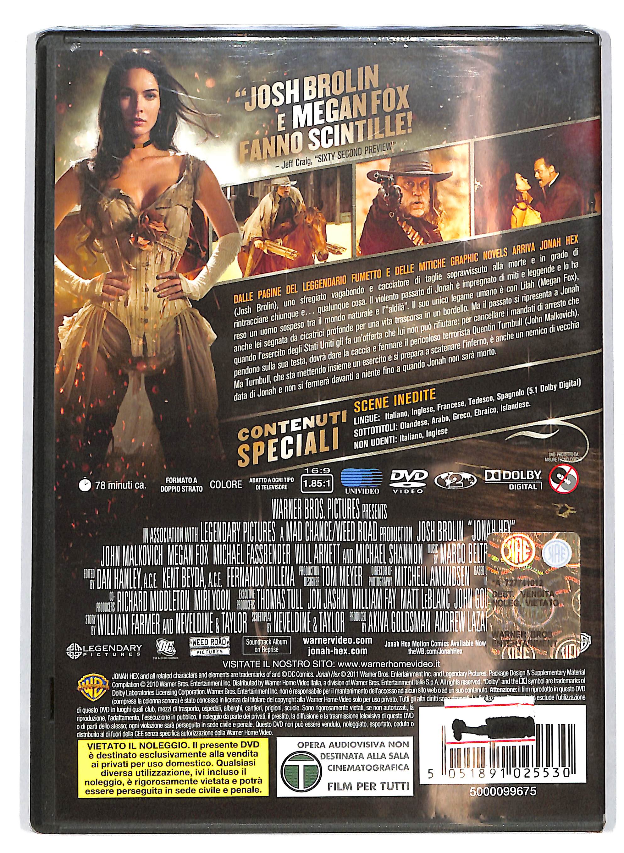 EBOND Jonah Hex NOLEGGIO DVD DB756359 - Image 2