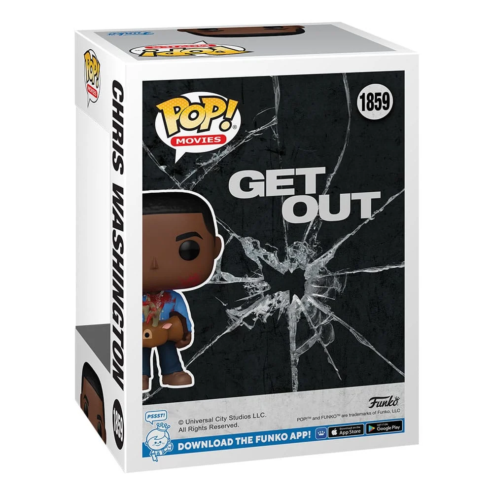 JORDAN PEELE POP! MOVIES VINYL FIGURE GET OUT - CHRIS WASHINGTON W/DEER 9 CM P037964 - Image 3
