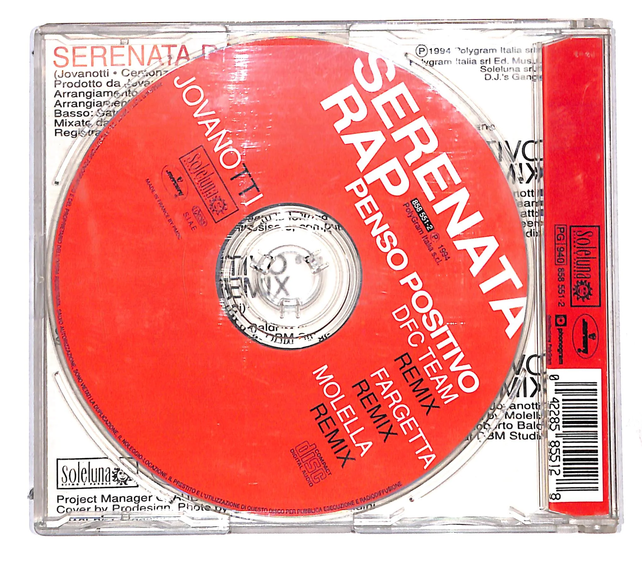 EBOND Jovanotti - Serenata Rap CD CB118162 - Image 2