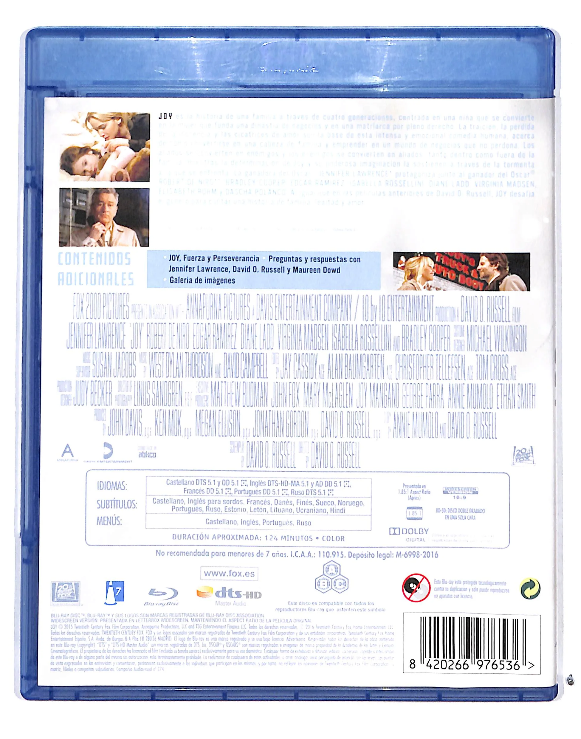 EBOND Joy - Edizione Spagnola BLURAY DB683723 - Image 2