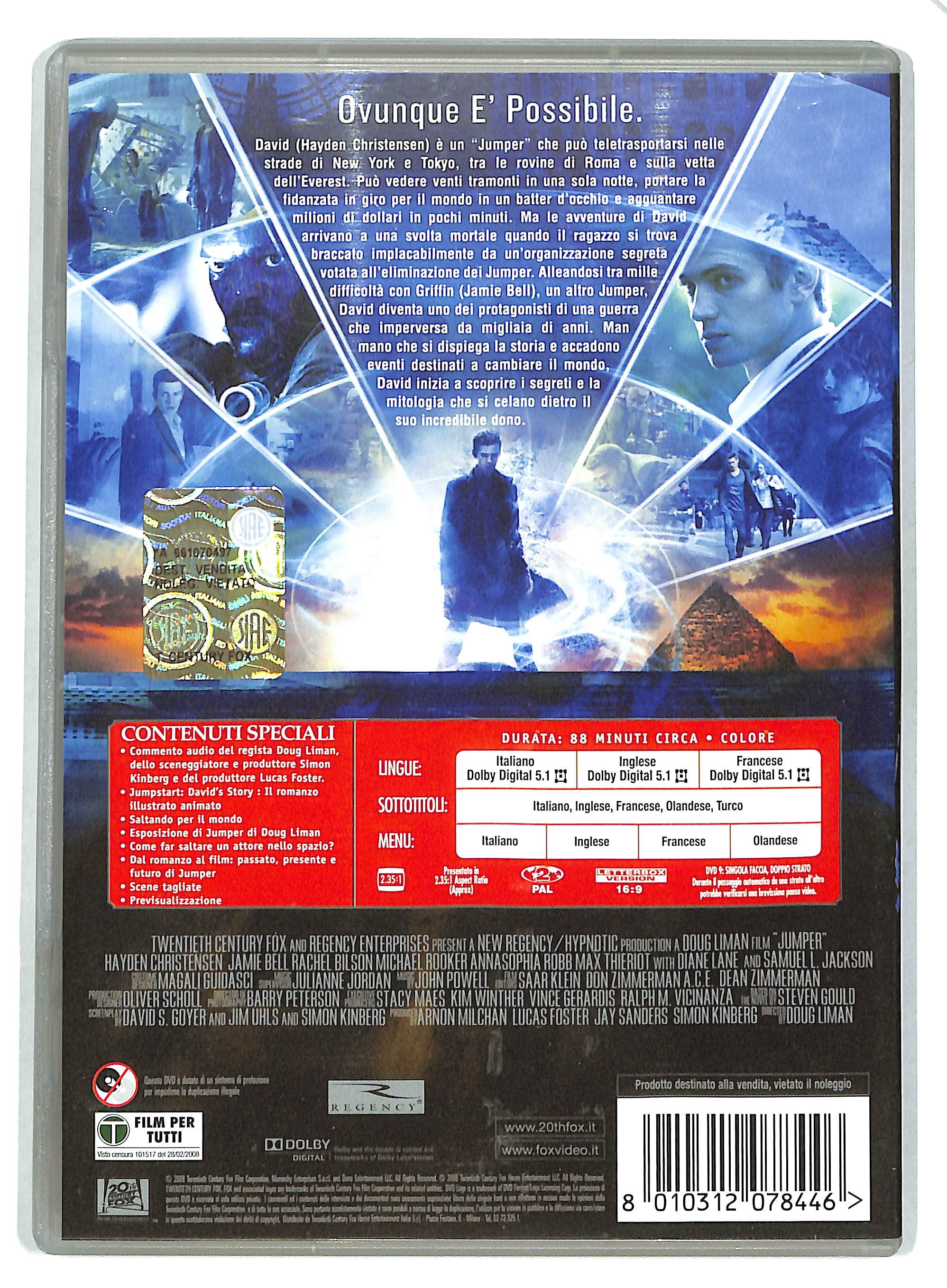 EBOND jumper - senza confini NOLEGGIO DVD DB732363 - Image 2