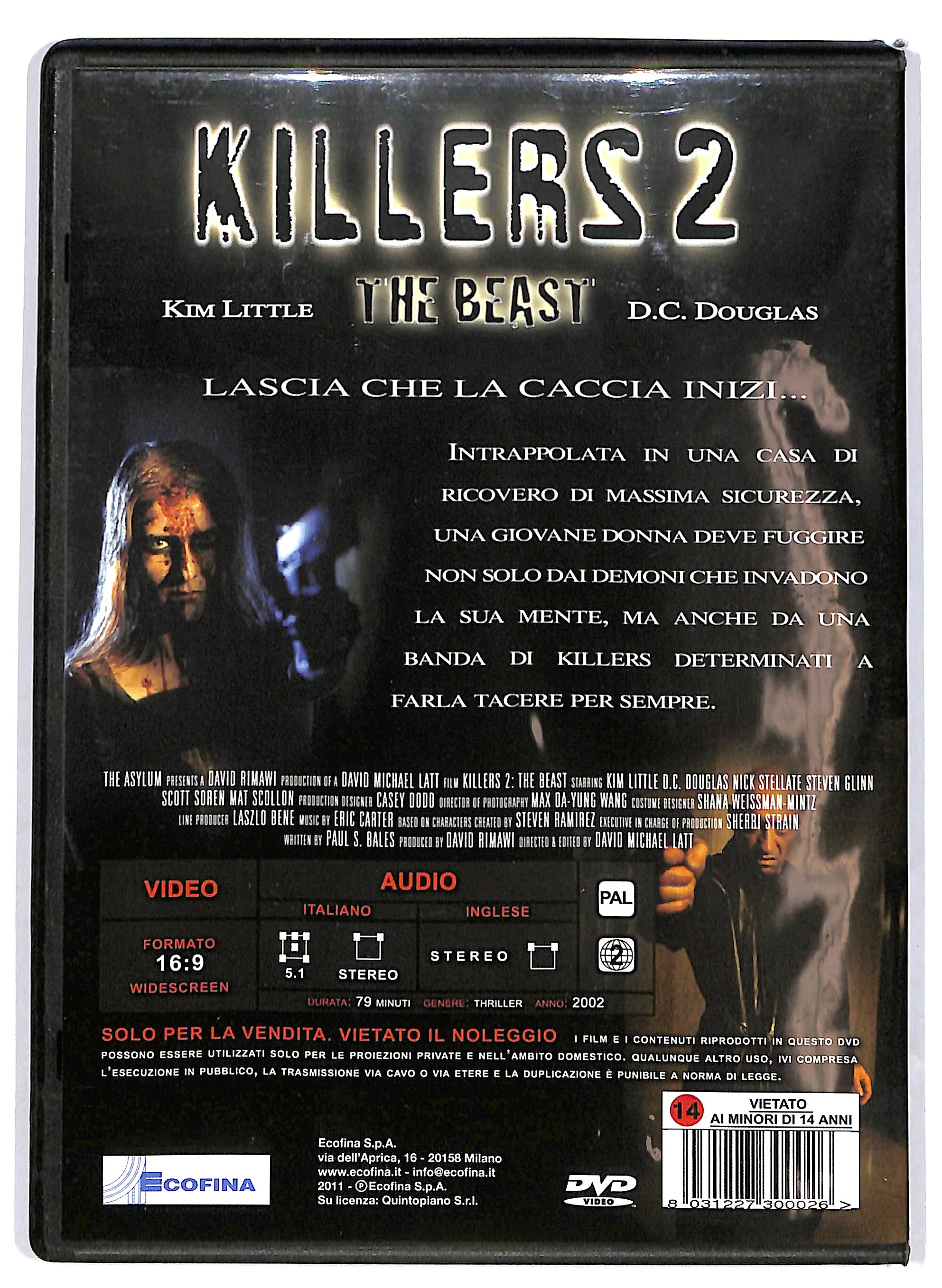 EBOND Killers 2: The Beast DVD DB764333 - Image 2
