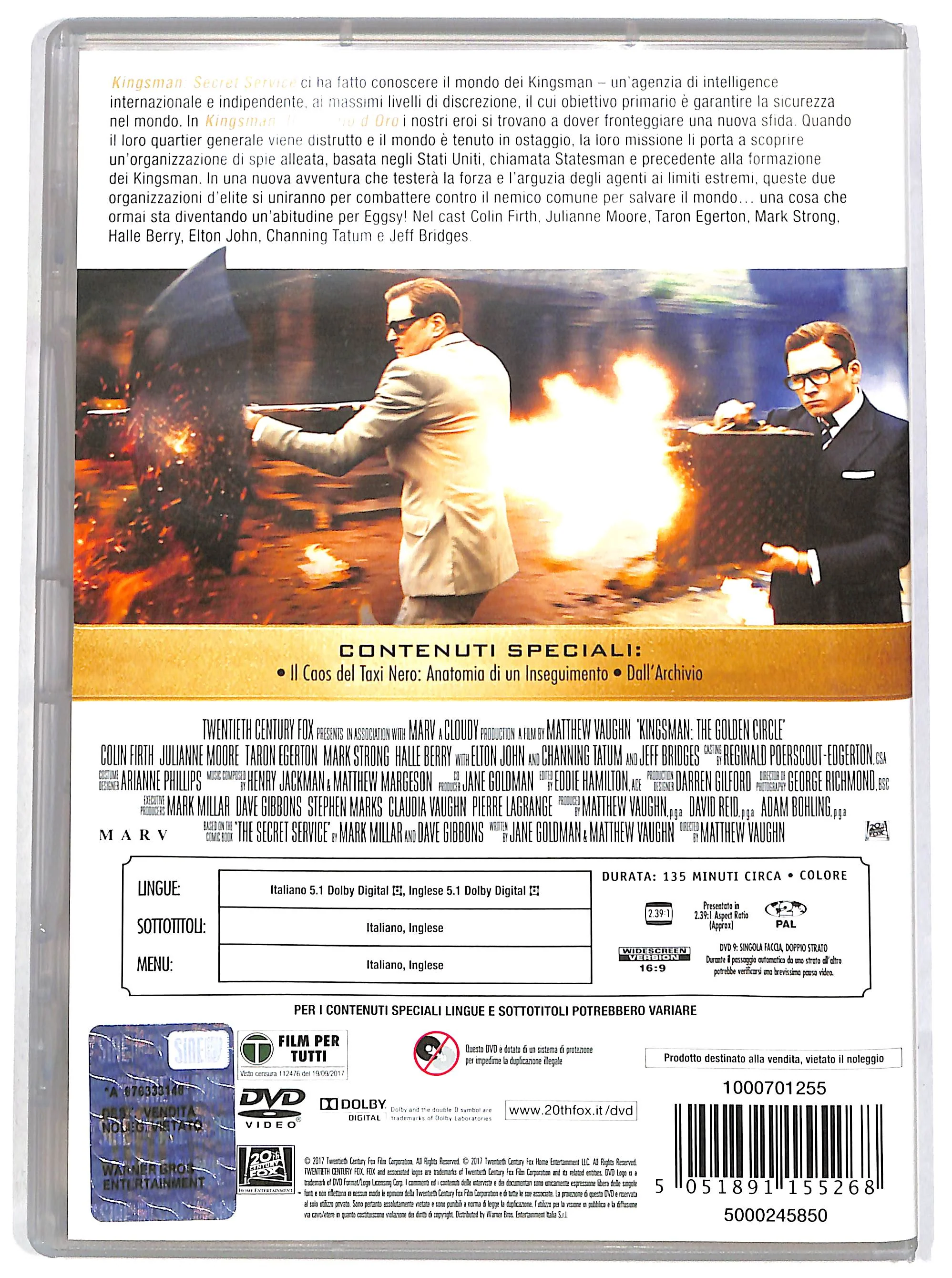 EBOND Kingsman - Il cerchio d'oro NOLEGGIO DVD DB745301 - Image 2