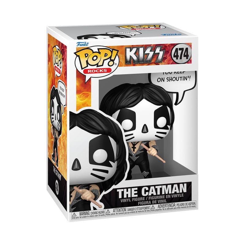 KISS POP! SAYINGS VINYL FIGURE THE CATMAN(R&R ALL NIGHT) 9 CM - Image 2
