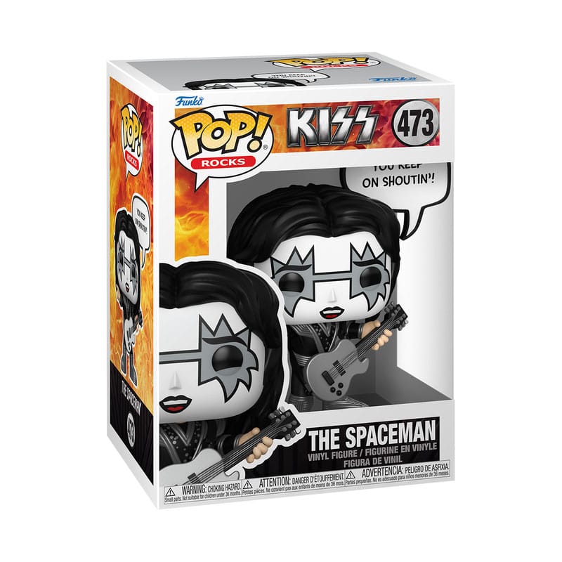 KISS POP! SAYINGS VINYL FIGURE THE SPACEMAN(R&R ALL NIGHT) 9 CM - Image 2