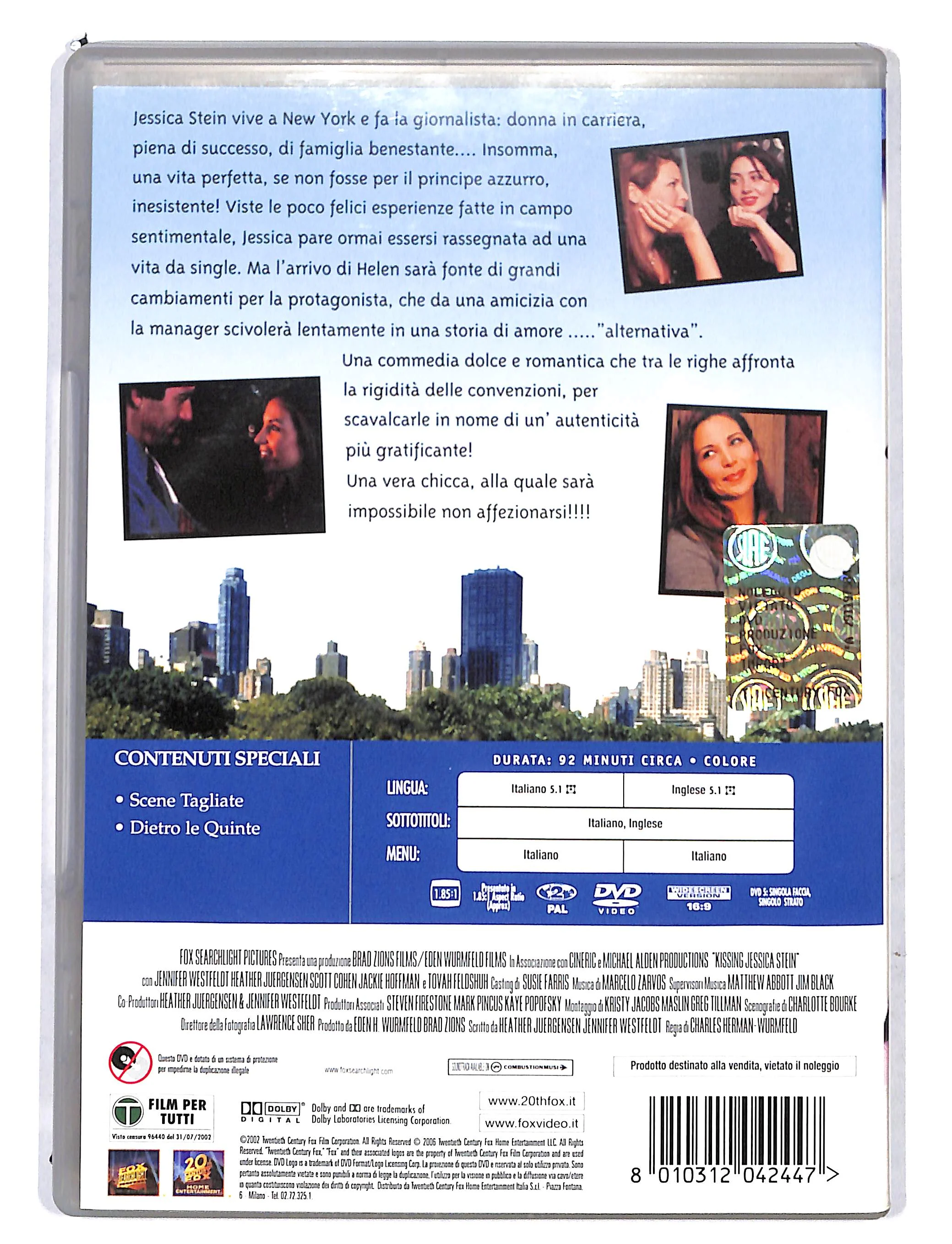 EBOND Kissing Jessica Stein DVD DB726426 - Image 2