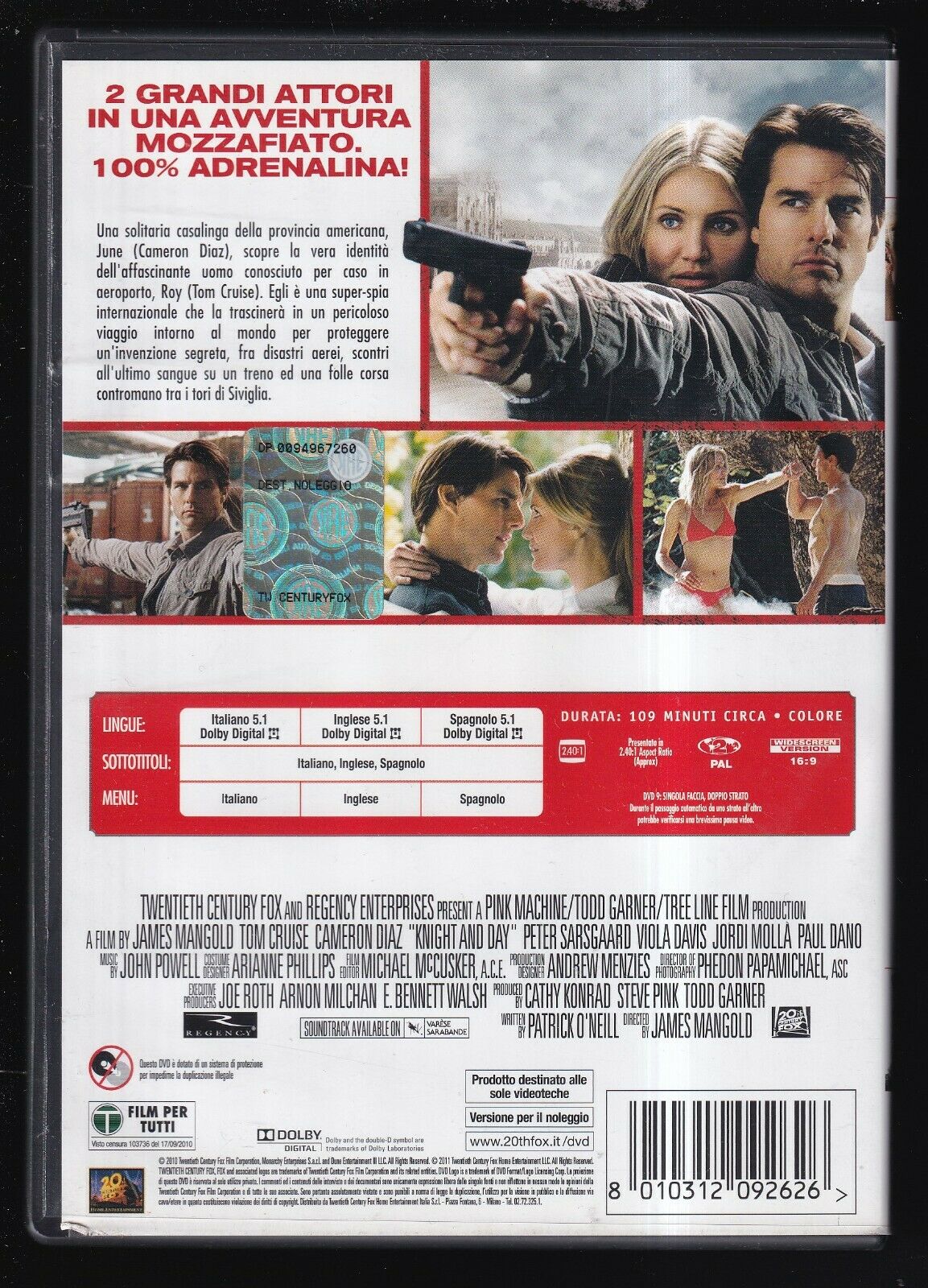 EBOND Knight And Day - Innocenti Bugie Ex Noleggio DVD DB764355 - Image 2