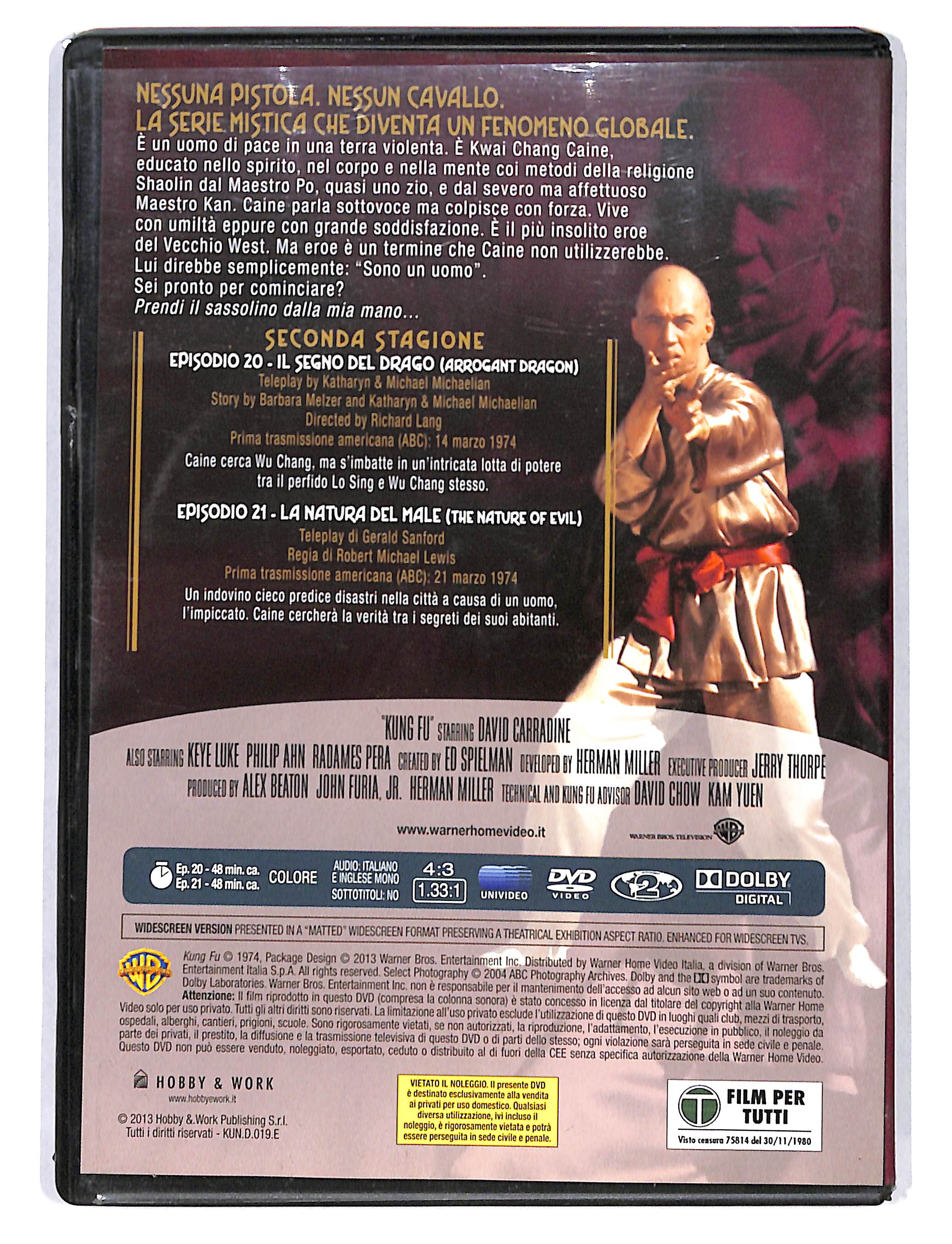 EBOND Kung Fu Seconda stagione eps 20-21 EDITORIALE DVD DB723823 - Image 2