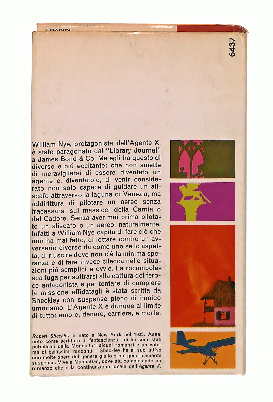 EBOND L Agente X Robert Sheckley Mondadori 1966 Libro LI047081 - Image 2