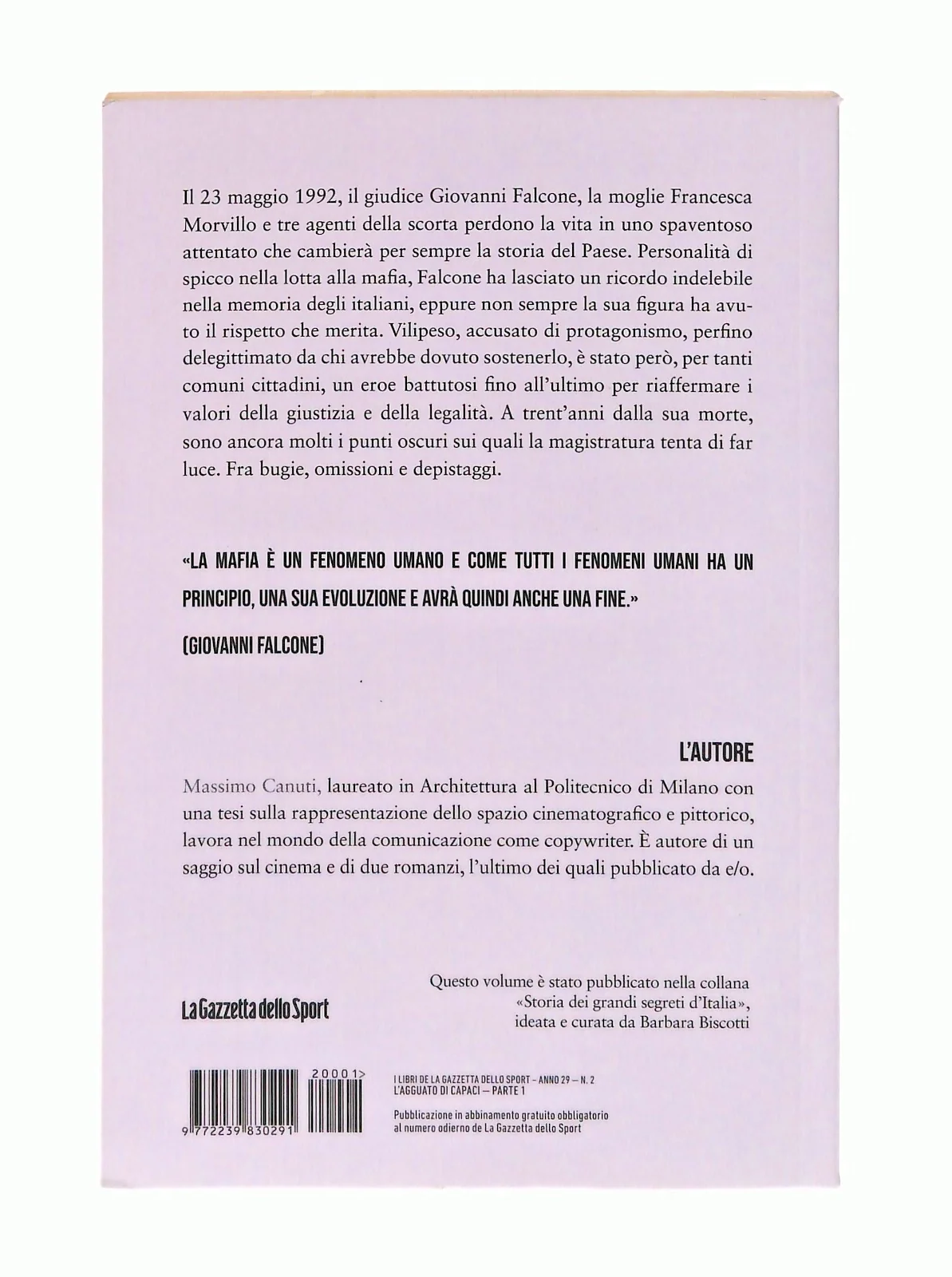 EBOND L Agguato Di Capaci Parte 1 Massimo Canuti La Gazzetta Libro LI047463 - Image 2