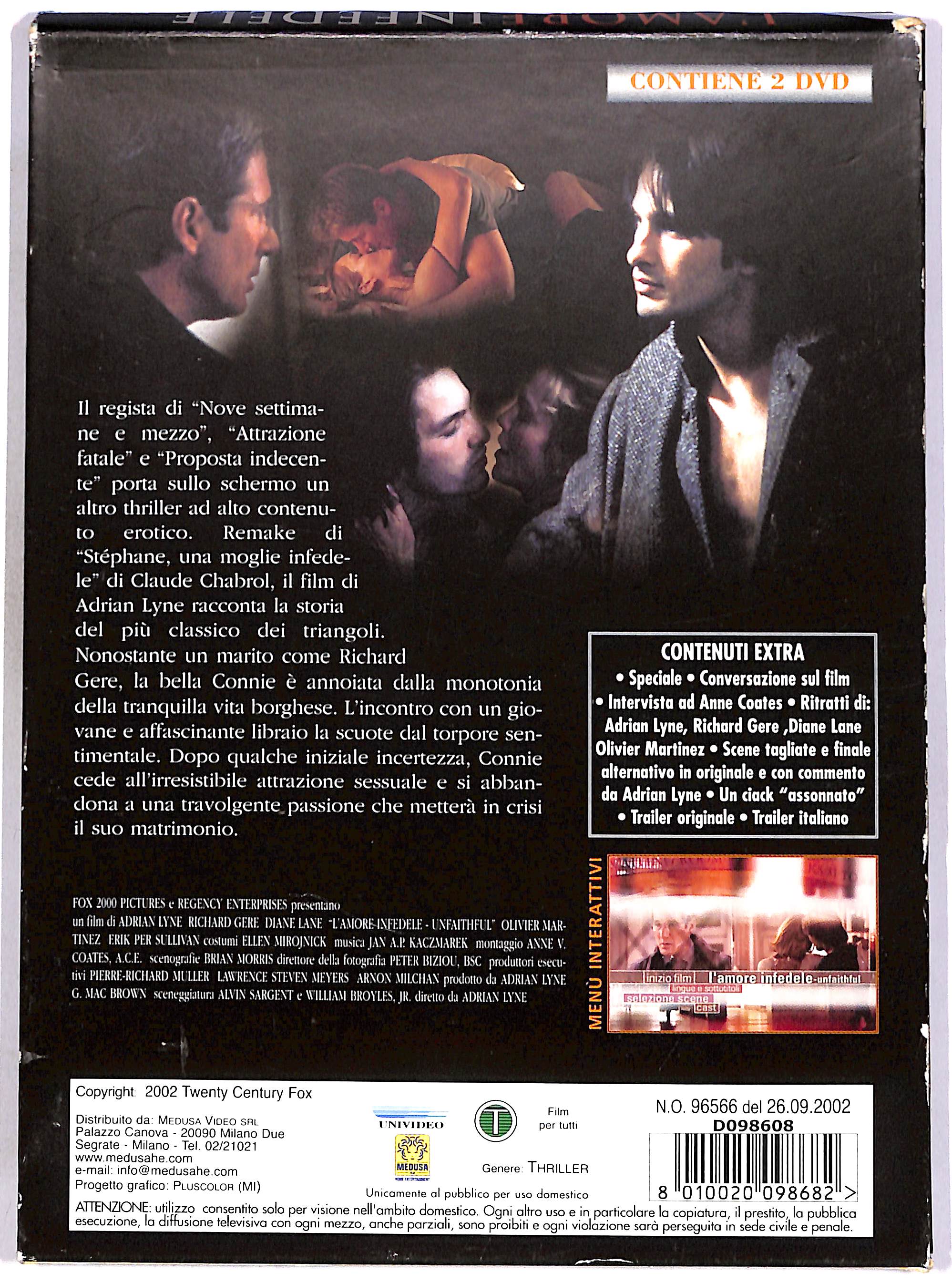 EBOND L'amore Infedele - Unfaithful (2 dischi) DIGIPACK DVD DB741627 - Image 2