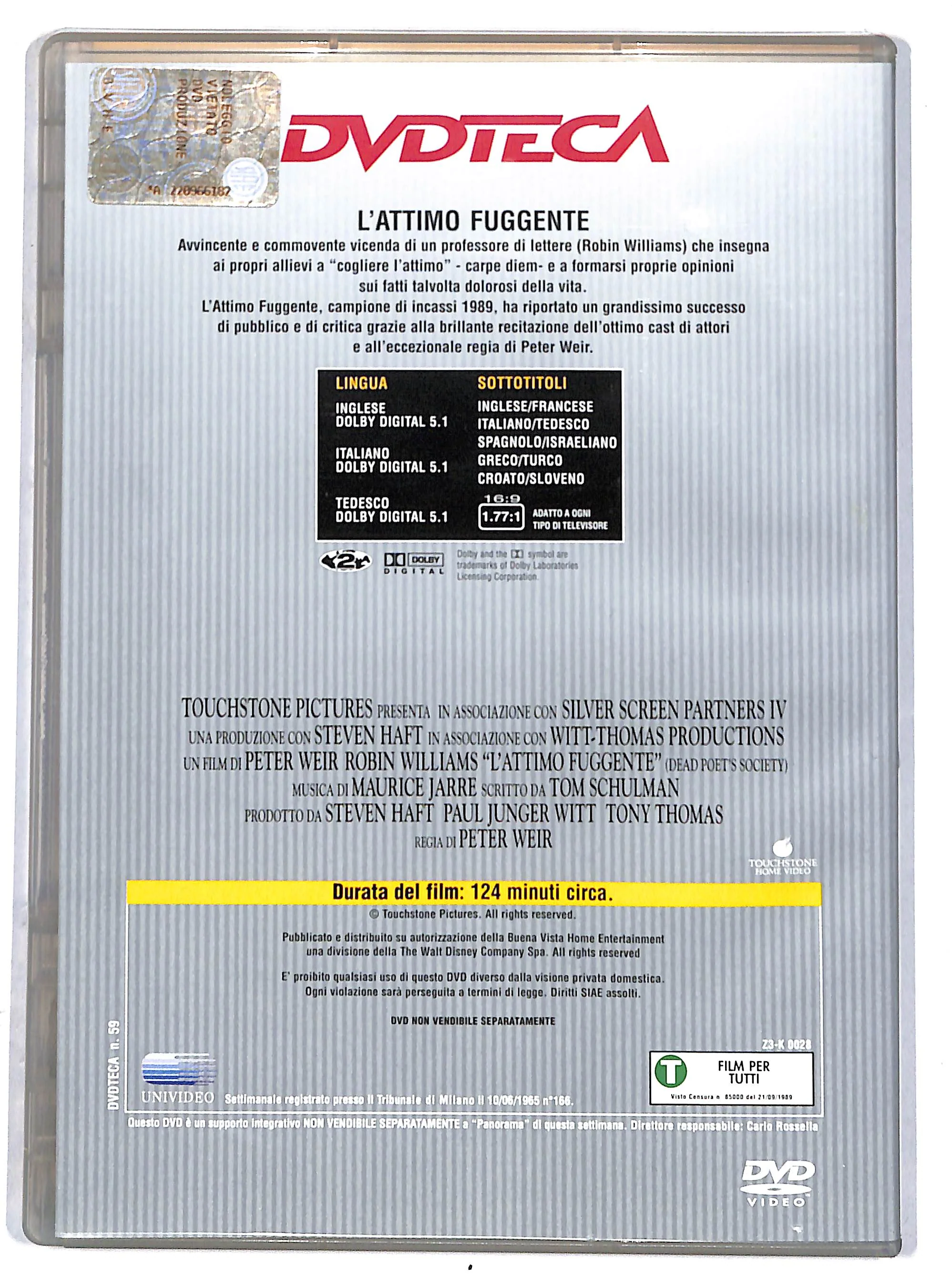 EBOND L'attimo fuggente EDITORIALE DVD DB690114 - Image 2