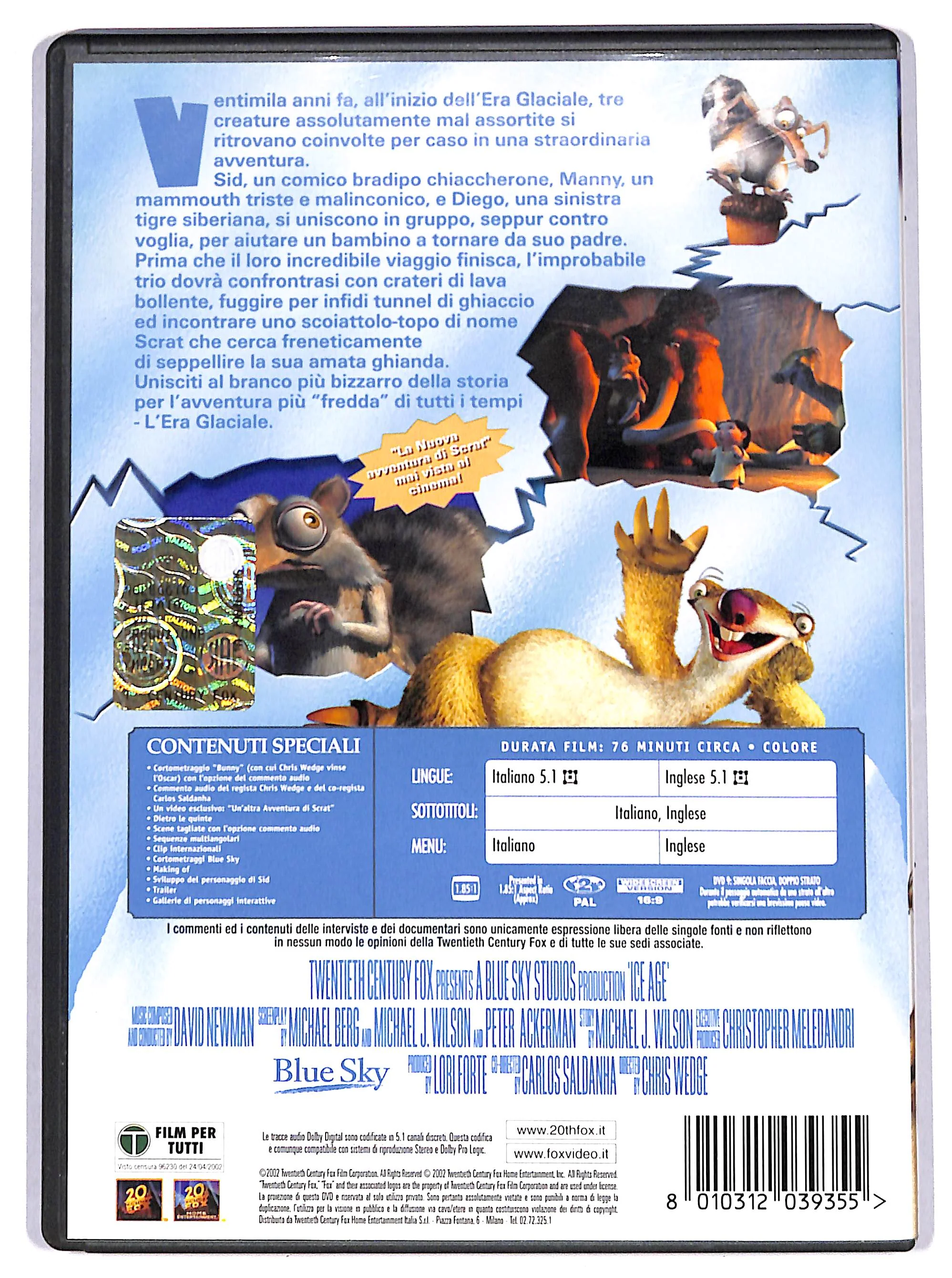 EBOND l'era glaciale DVD DB711348 - Image 2