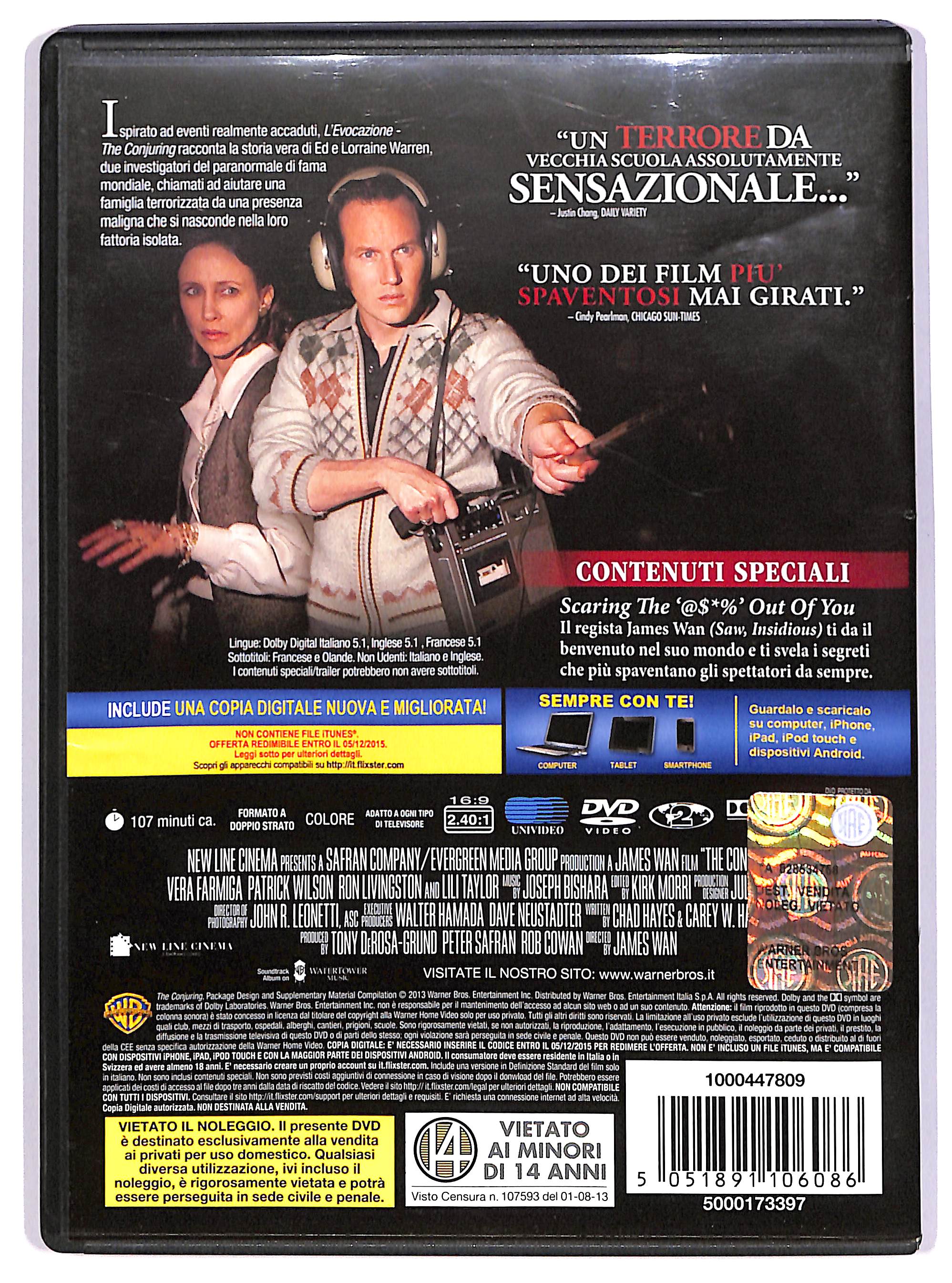 EBOND L'Evocazione - The Conjuring NOLEGGIO DVD DB738608 - Image 2