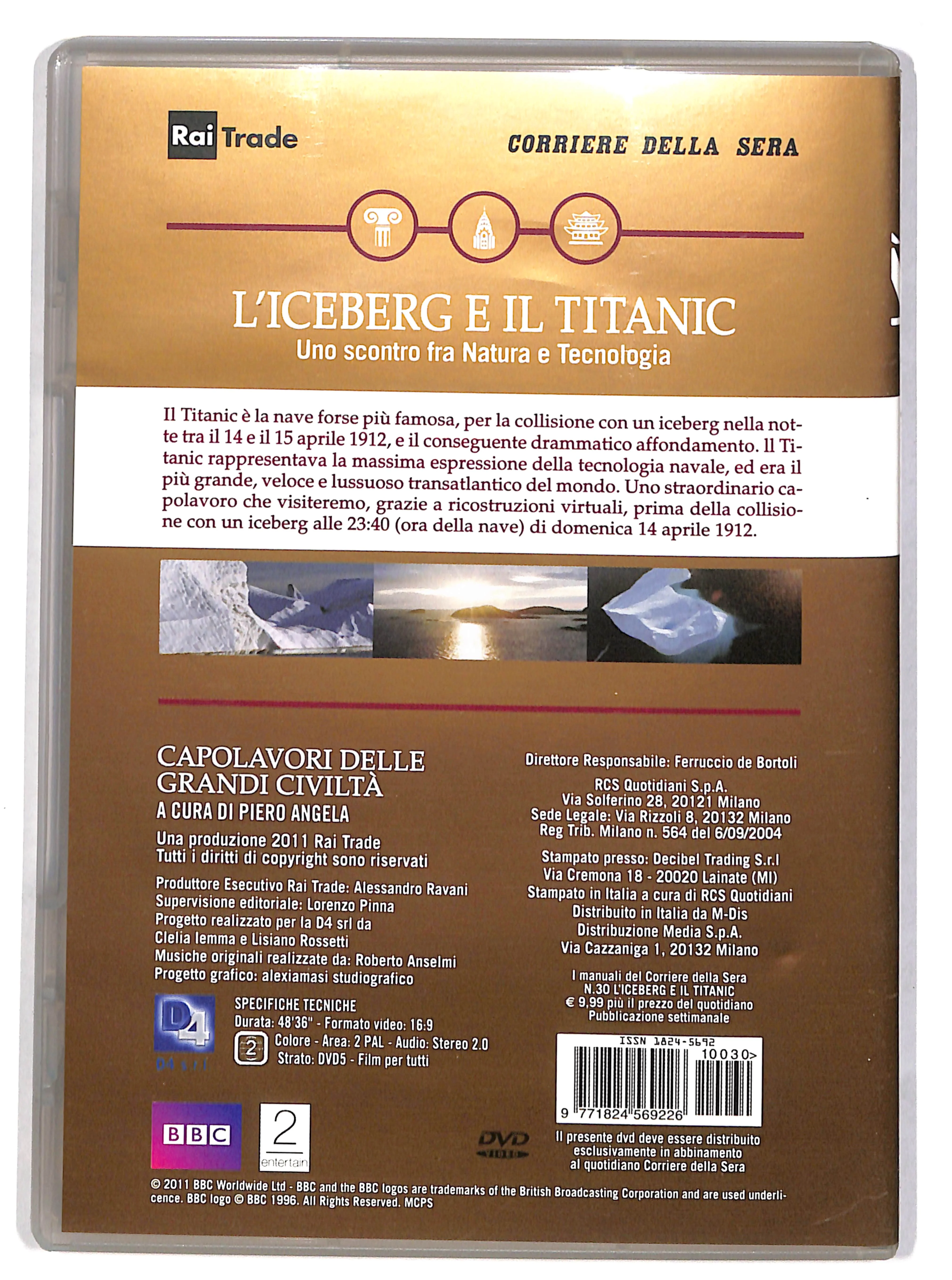 EBOND L'Iceberg e il Titanic vol 30 EDITORIALE DVD DB689919 - Image 2