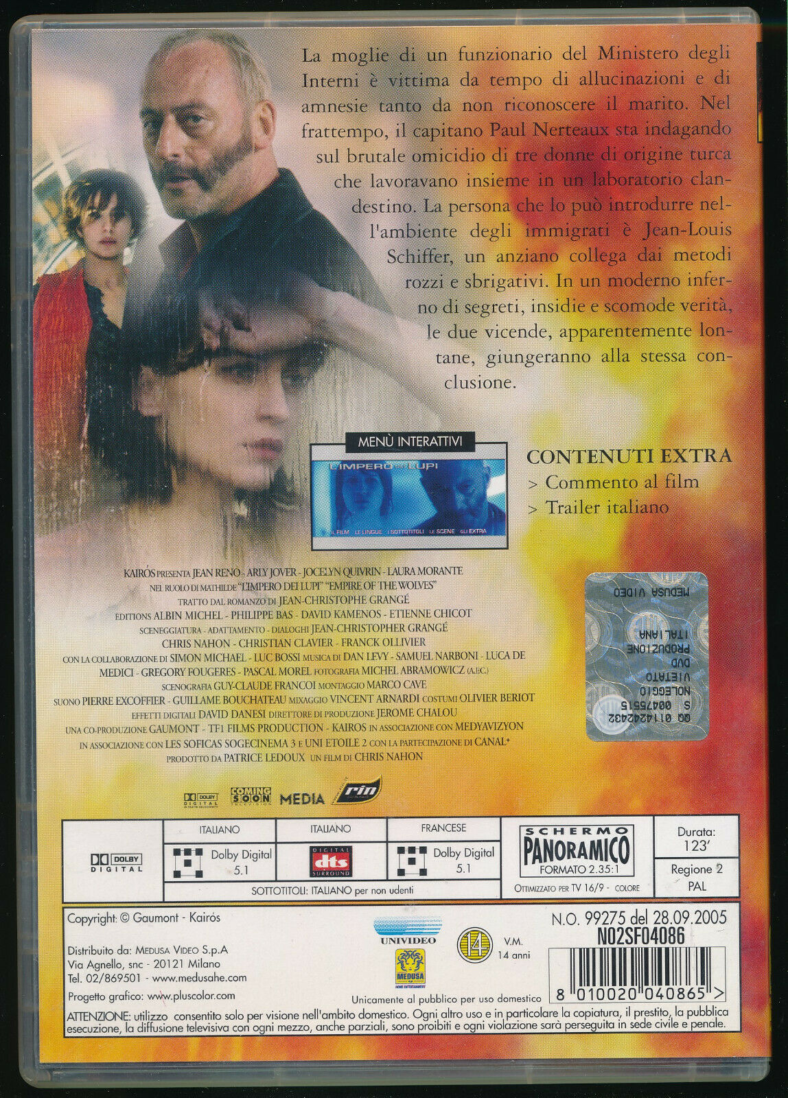EBOND L'impero Dei Lupi DVD DB754263 - Image 2