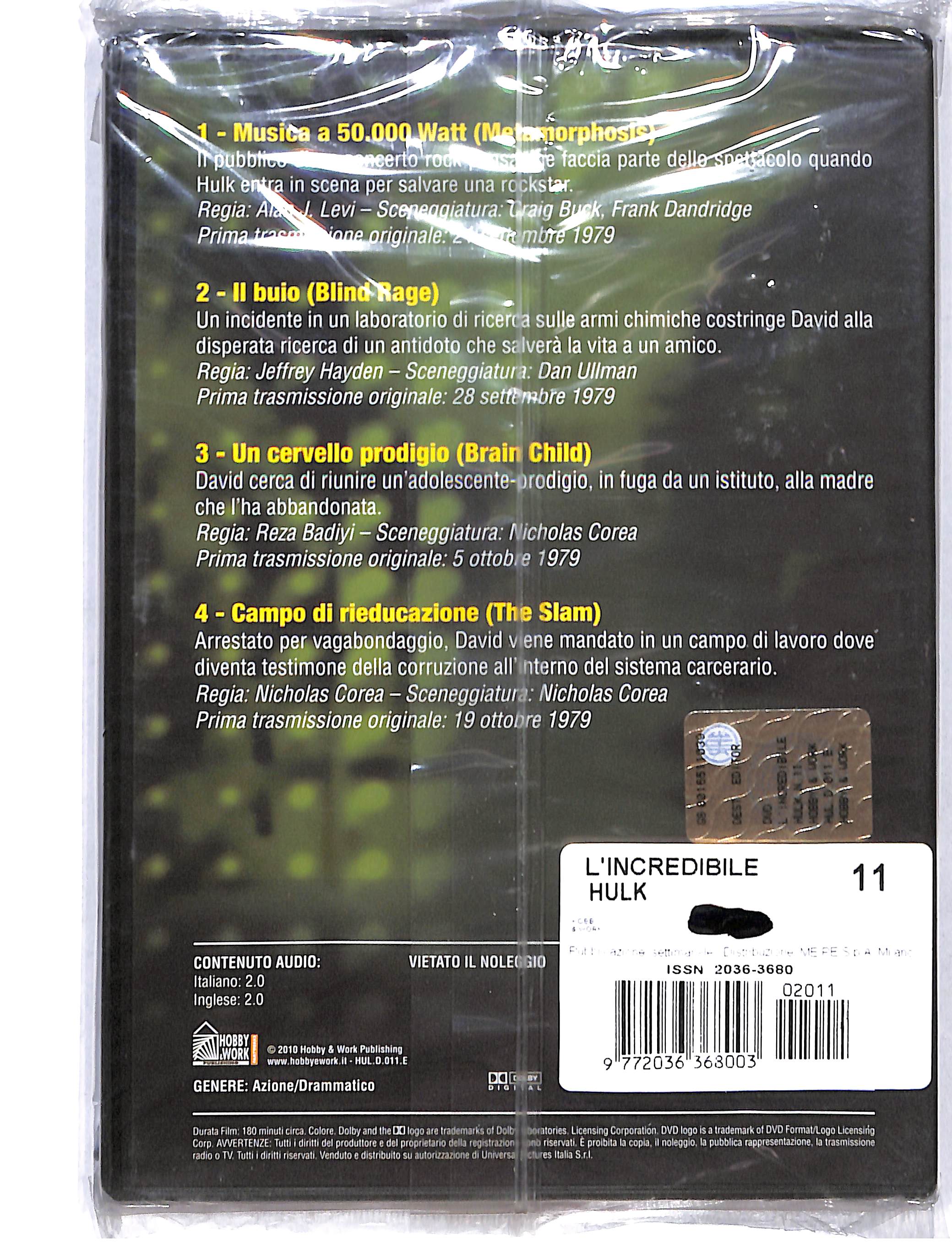 EBOND L'incredibile Hulk stagione 3 episodi 1 - 4 EDITORIALE DVD DB725616 - Image 2