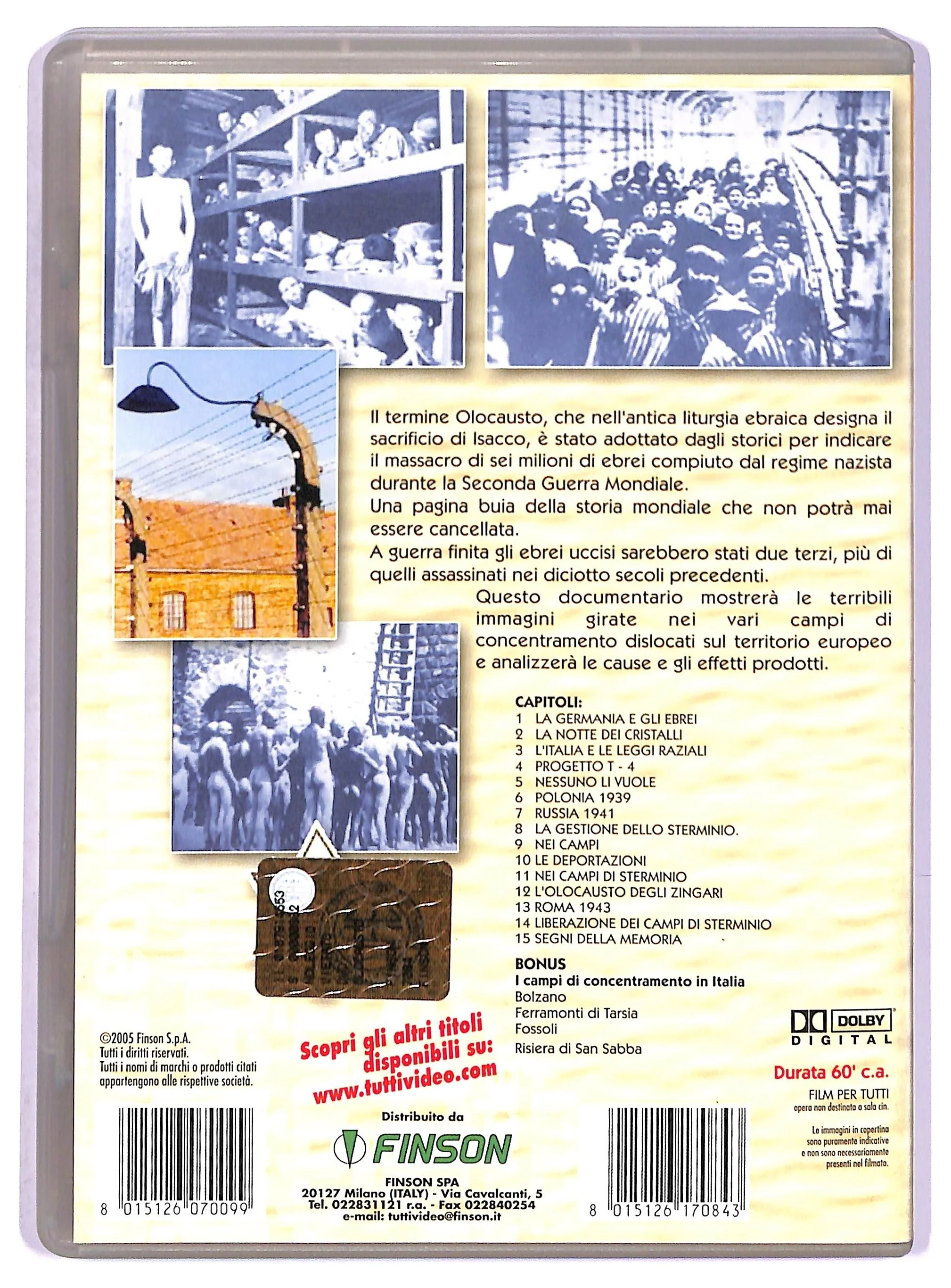 EBOND L'olocausto - cronaca di uno sterminio EDITORIALE DVD DB713129 - Image 2