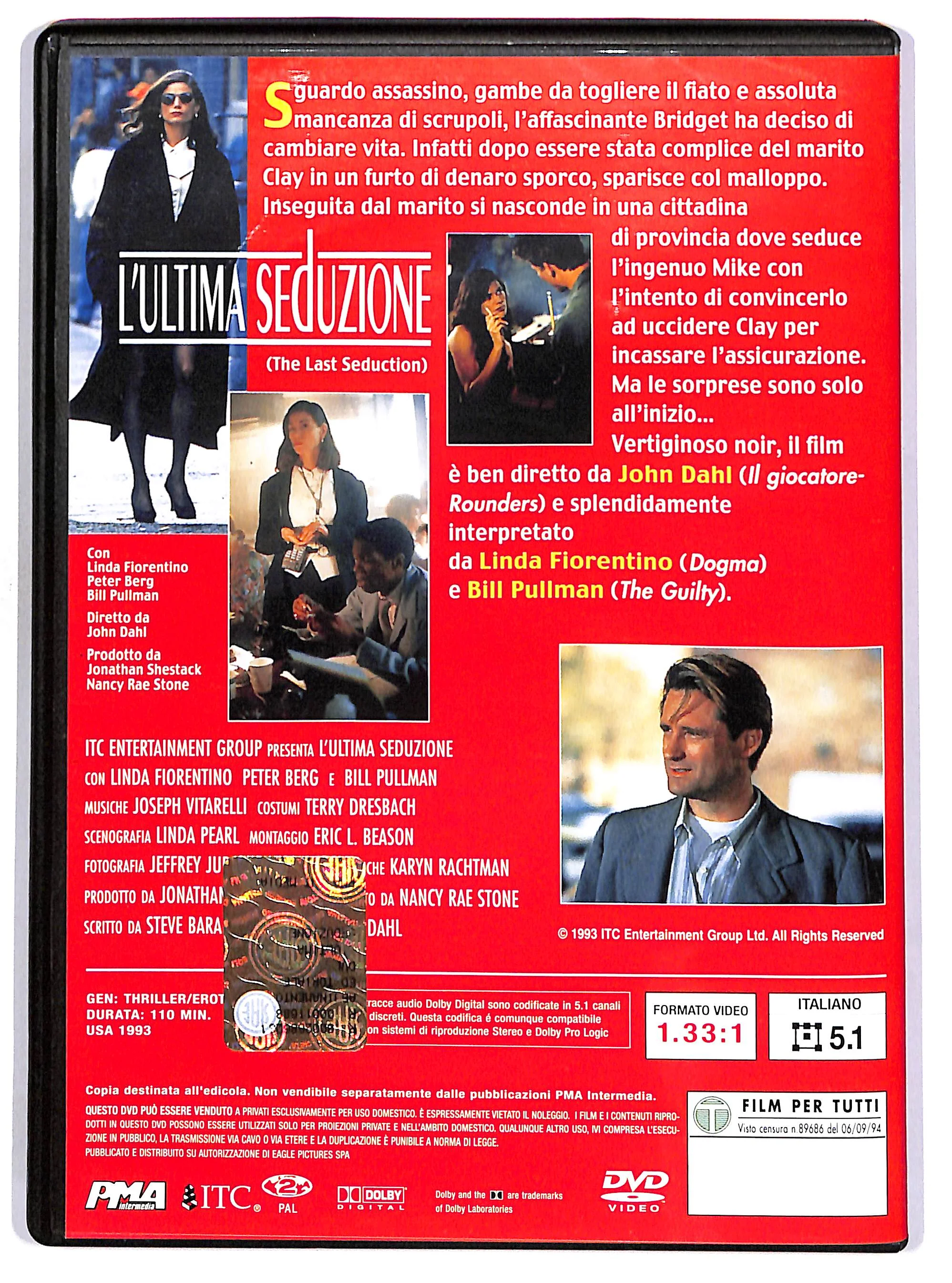 EBOND L'ultima seduzione EDITORIALE DVD DB696321 - Image 2