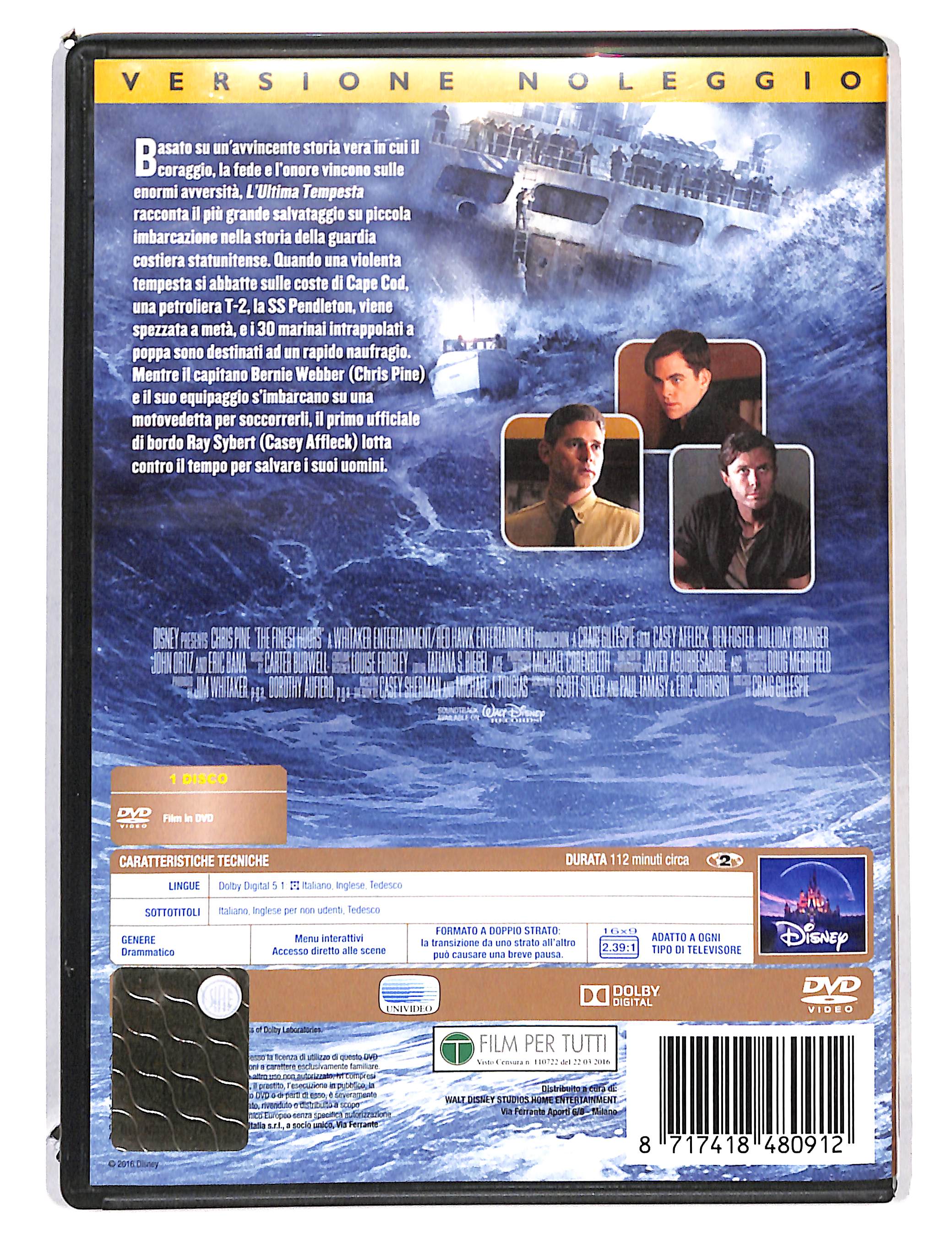 EBOND L'ultima Tempesta NOLEGGIO DVD DB726132 - Image 2