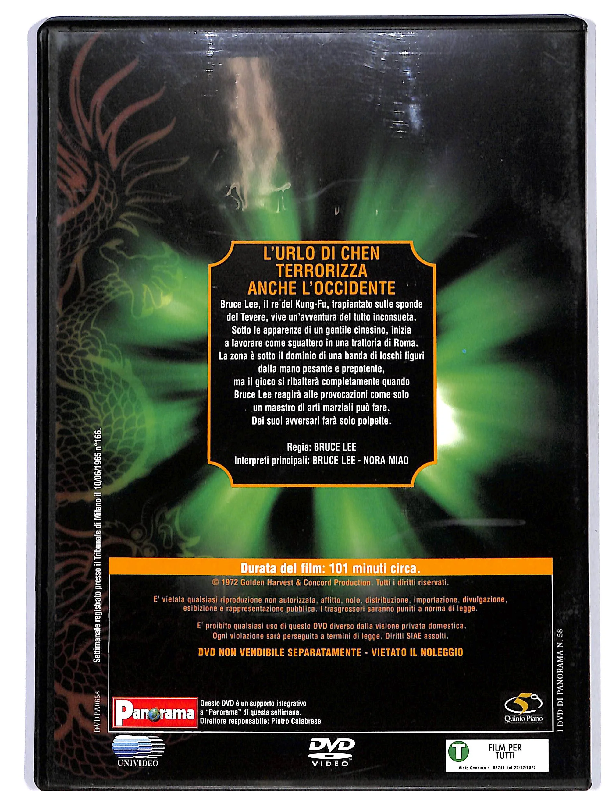 EBOND L'urlo di Chen terrorizza anche l'occidente EDITORIALE DVD DB748323 - Image 2