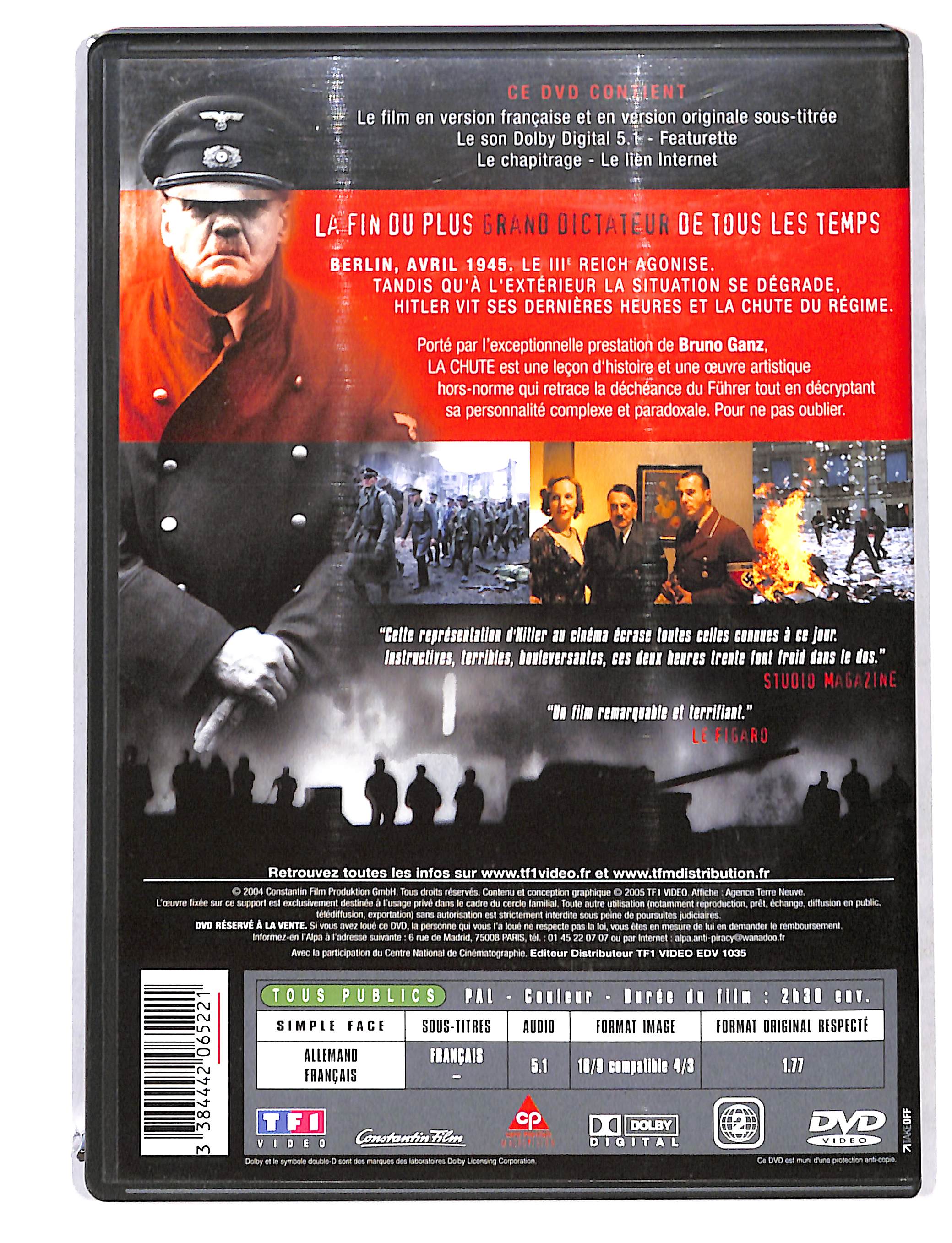 EBOND La chute Edizione Francia DVD DB725946 - Image 2