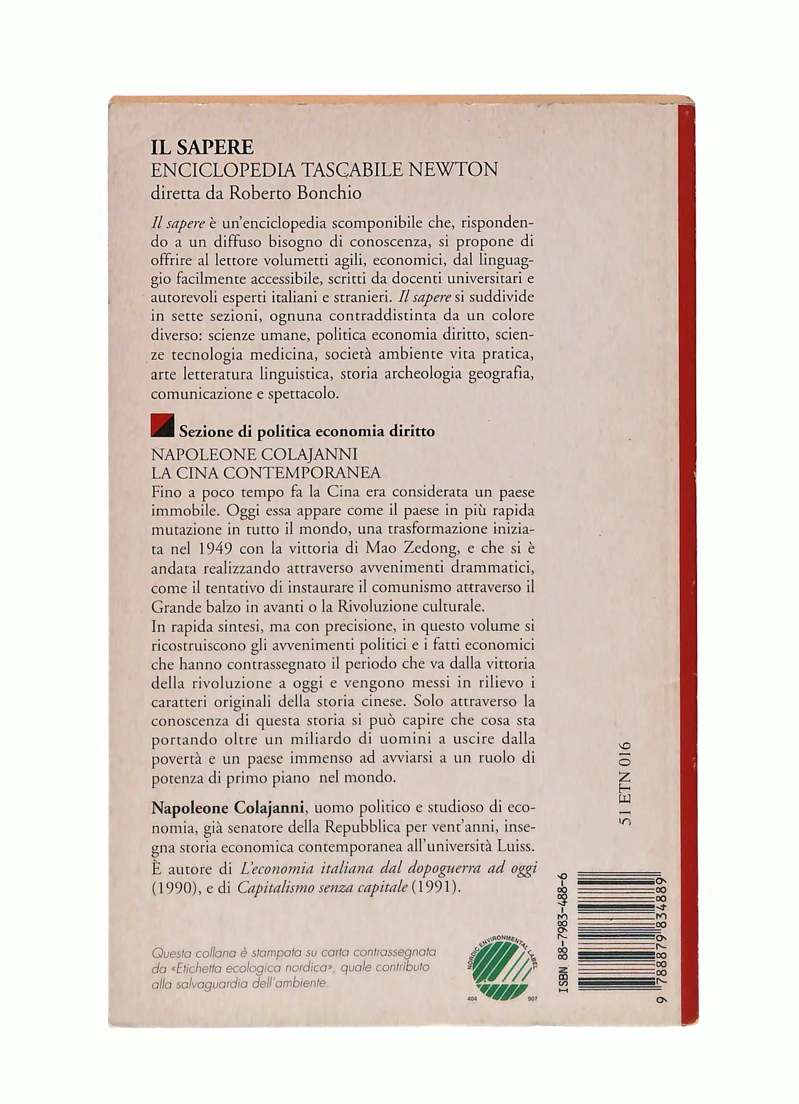 EBOND La Cina Contemporanea Napoleone Colajanni Newton Libro LI046381 - Image 2