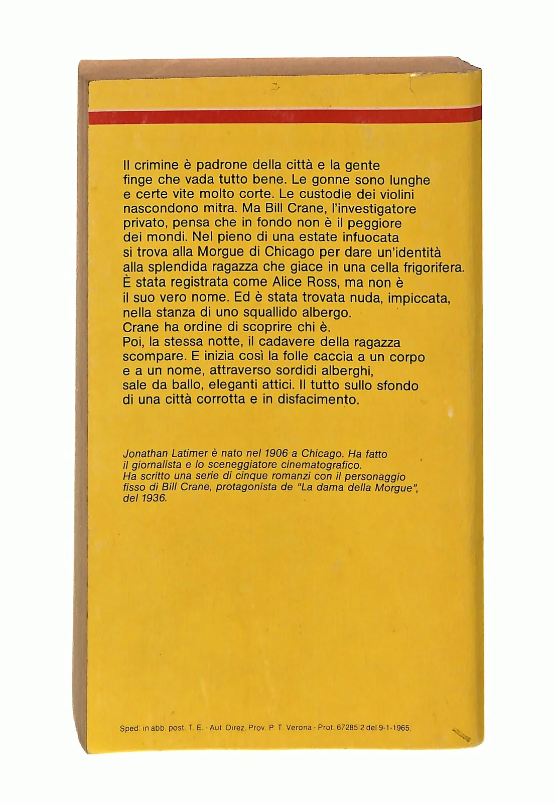 EBOND La Dama Della Morgue Latimer Classici Giallo Mondadori 1990 Libro LI048759 - Image 2