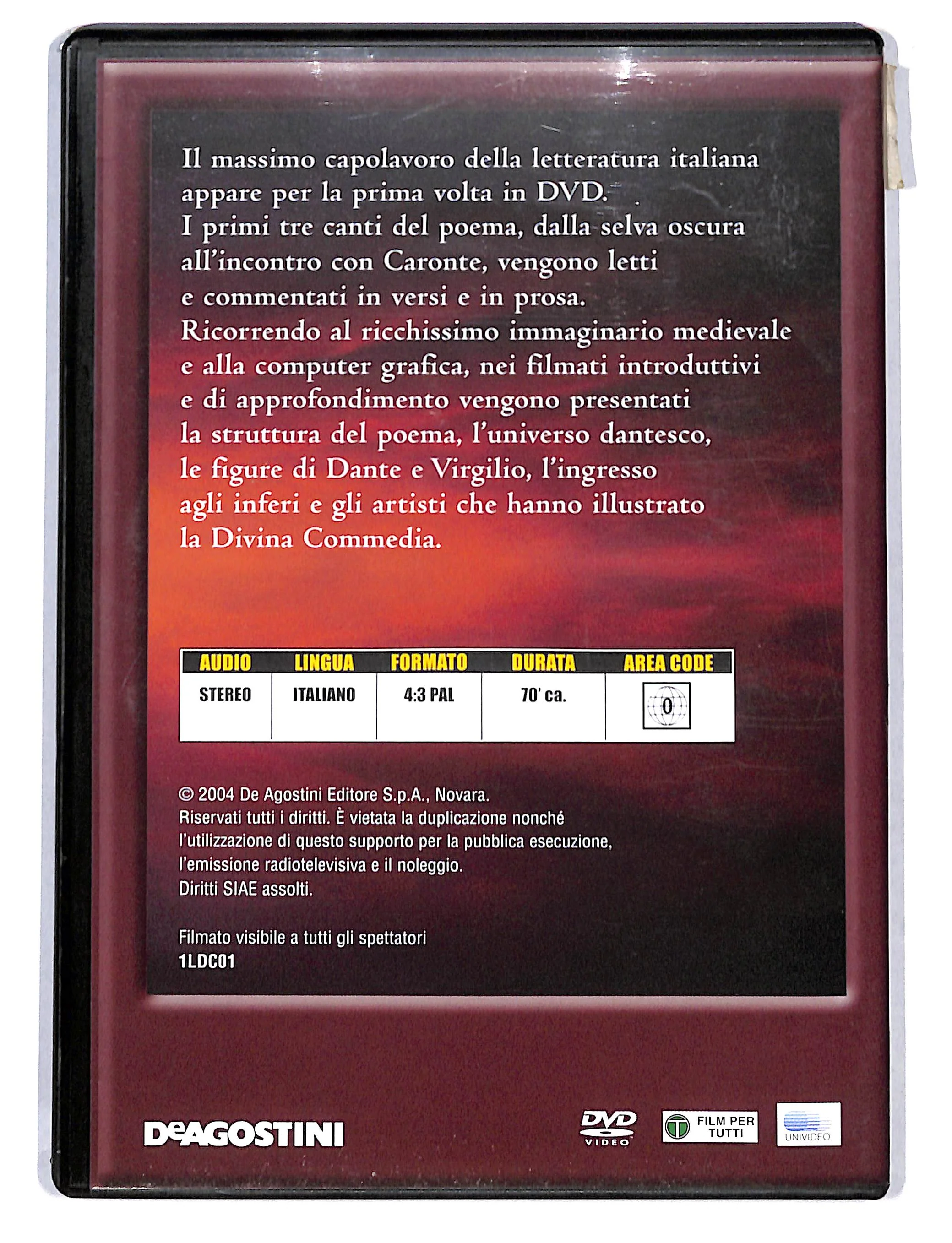 EBOND La Divina Commedia Inferno Canti I - II - III EDITORIALE DVD DB750764 - Image 2