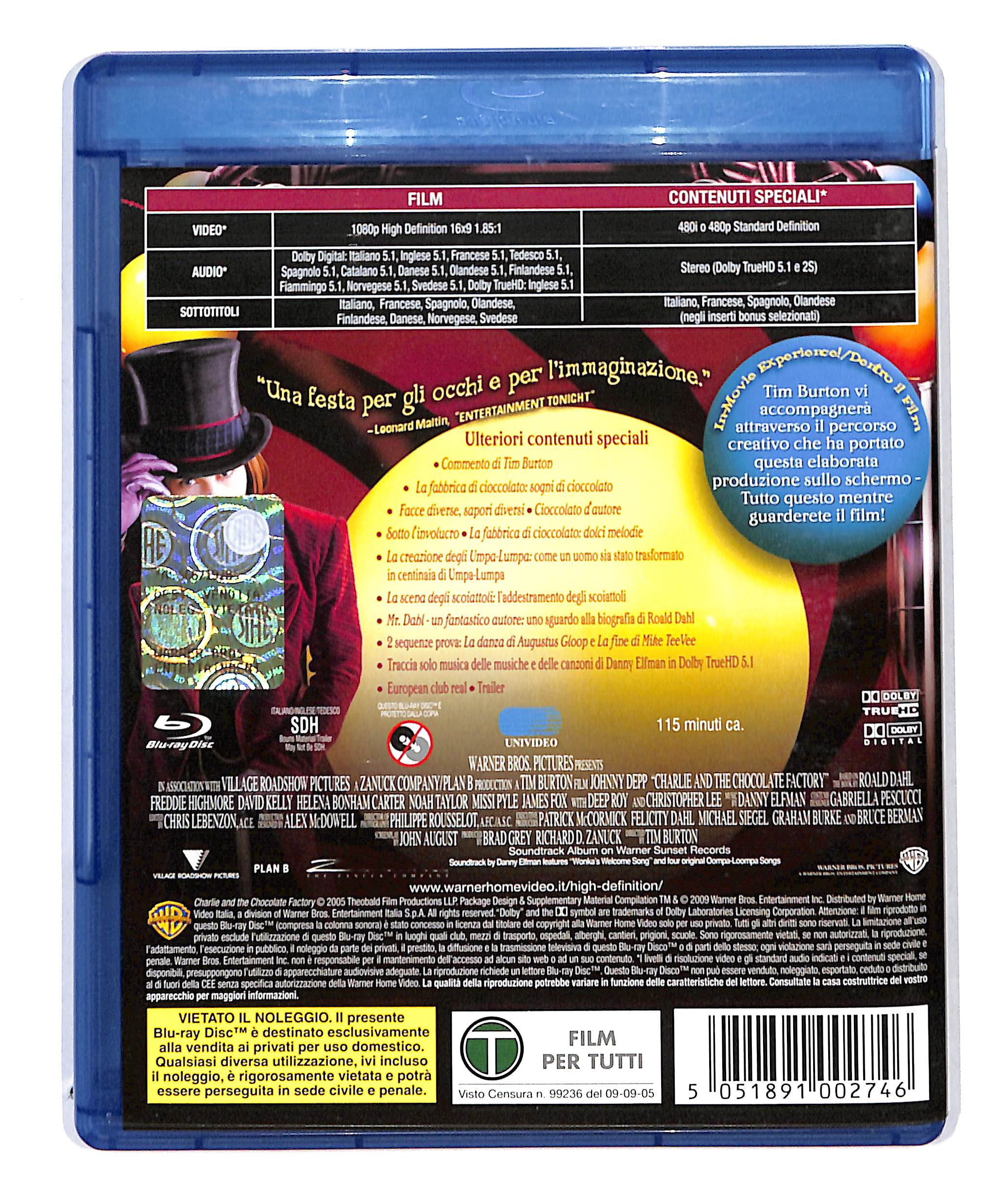 EBOND La fabbrica di cioccolato BLURAY DB712730 - Image 2