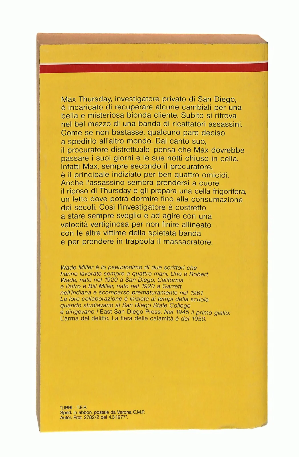 EBOND La Fiera Delle Calamita Miller Classici Giallo Mondadori Libro LI048757 - Image 2