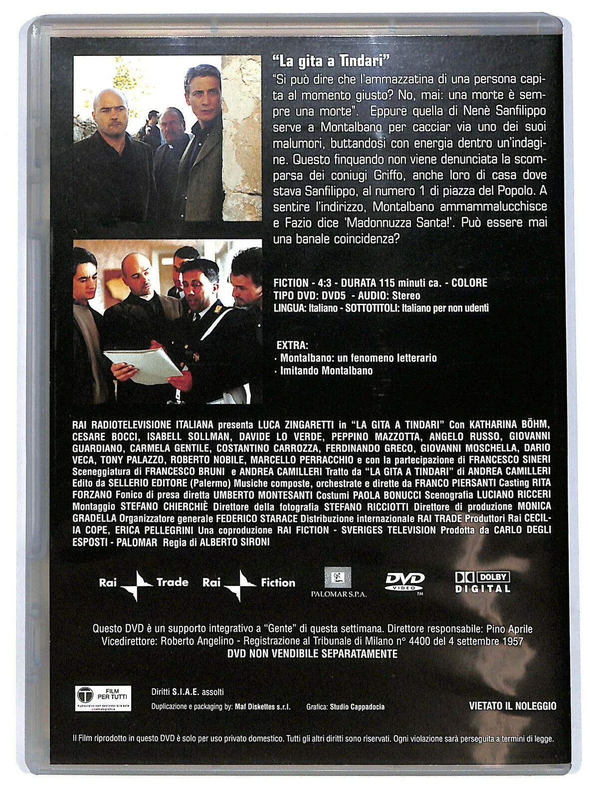 EBOND La Gita a Tindari Il Commissario Montalbano N.9 Editoriale DVD DB709129 - Image 2