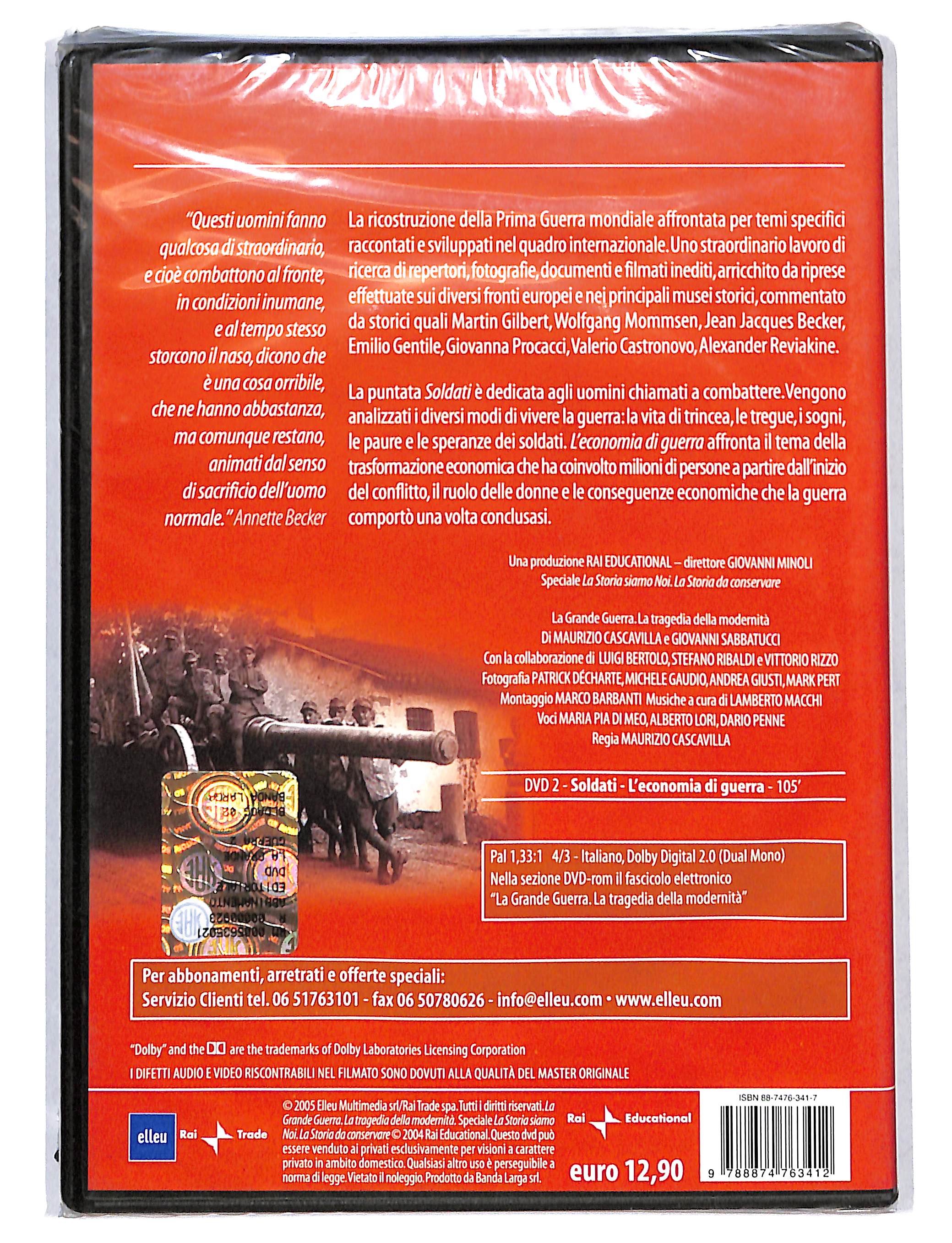 EBOND La Grande Guerra Soldati - L'economia di guerra DVD DB753840 - Image 2