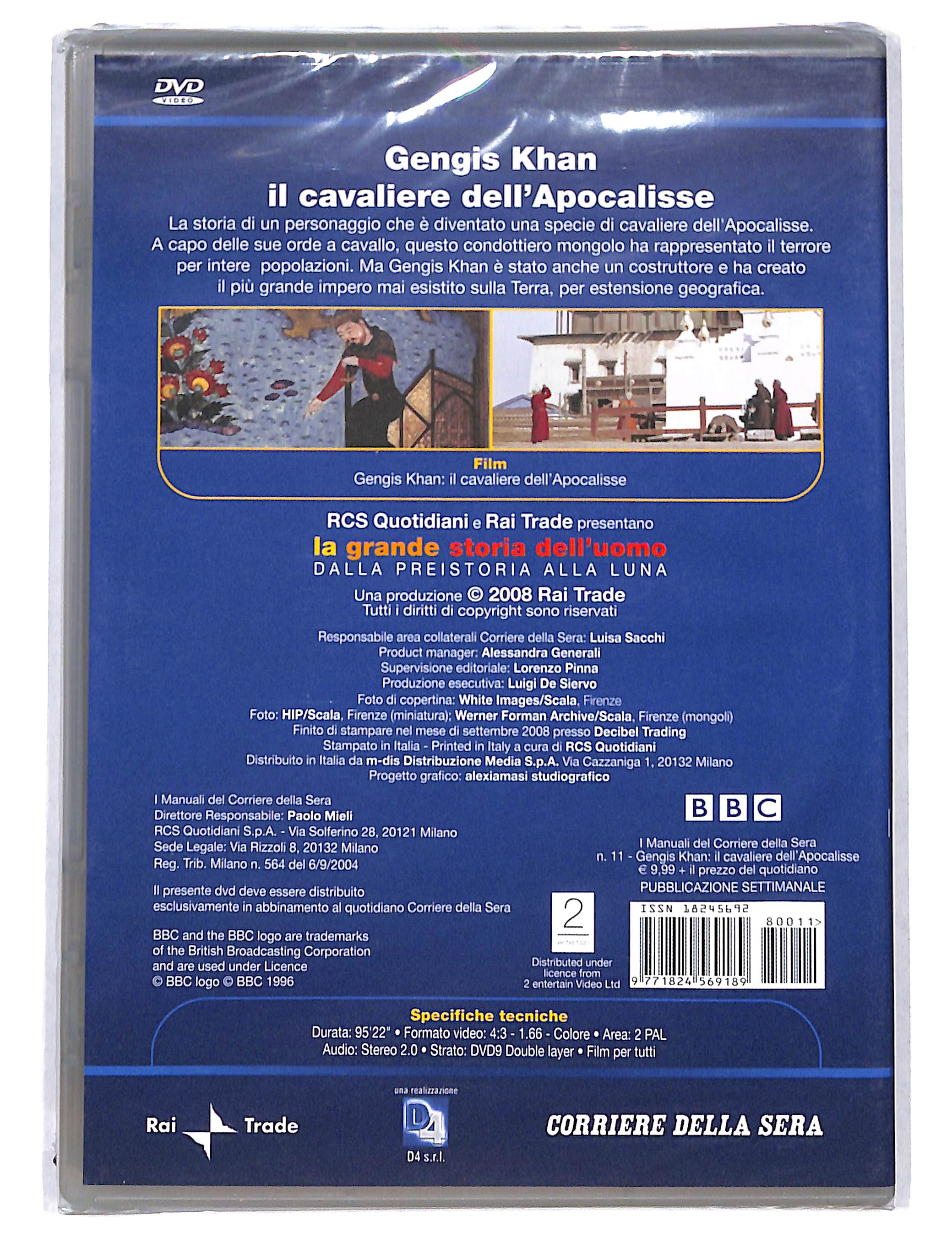 EBOND La Grande storia dell'uomo vol.11 Genis Khan DVD DB750770 - Image 2