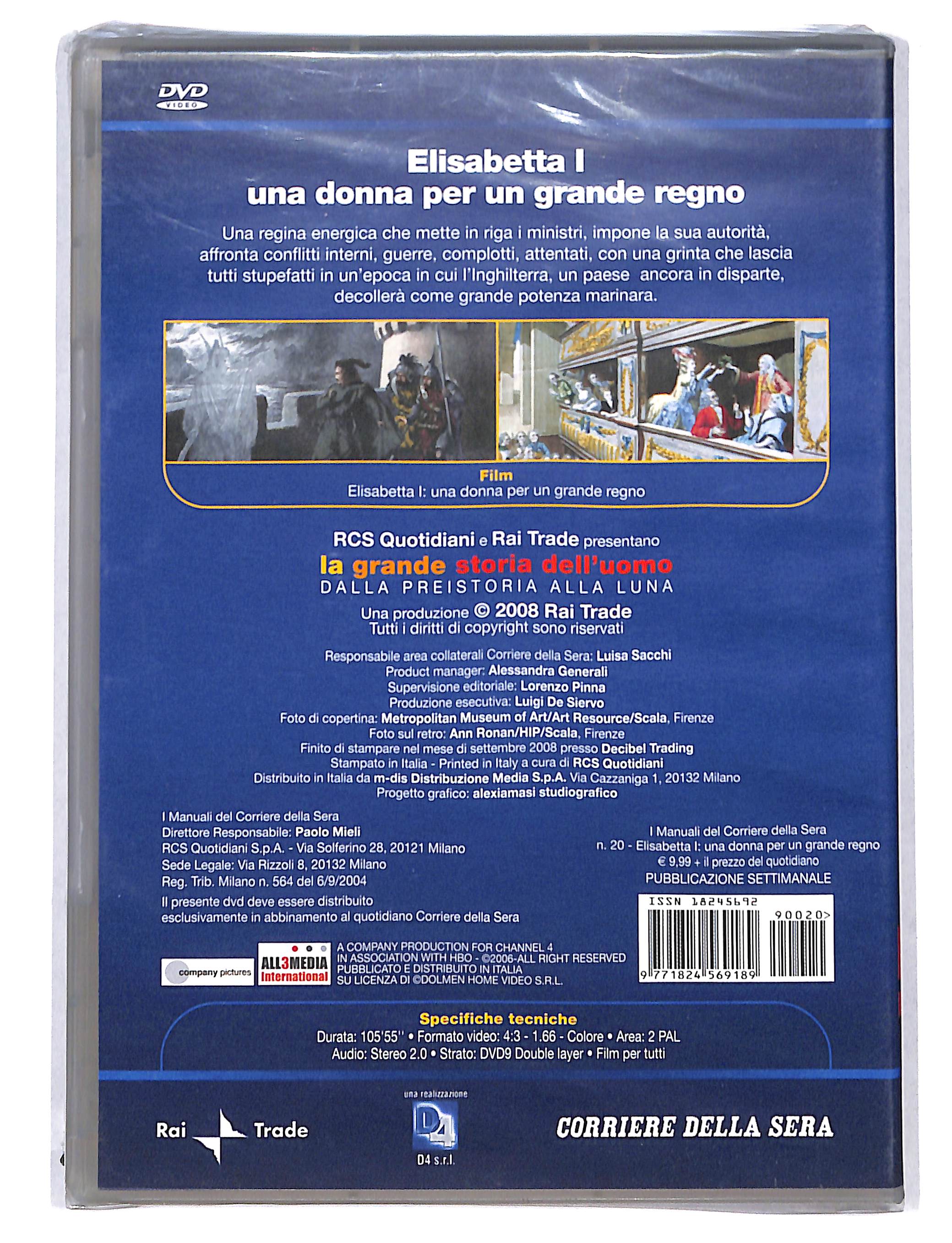 EBOND La grande storia dell'uomo vol.20 Elisabetta I EDITORIALE DVD DB750745 - Image 2